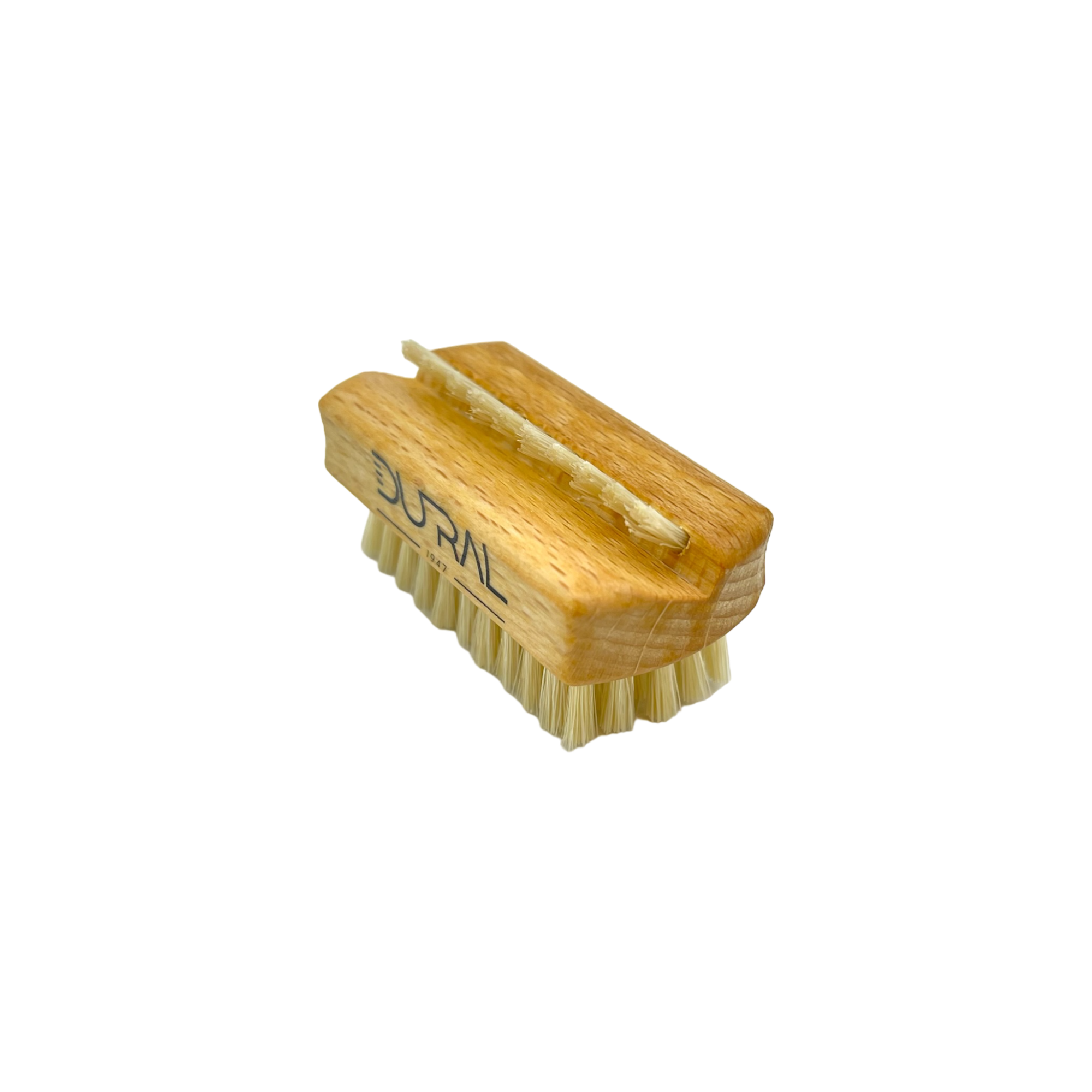 Dural Beech wood travel size hand brush with natural bristles - 1/5 rows by Pasteur Pharmacy