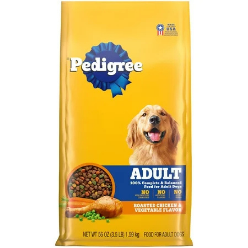 Pedigree Complete Nutrition Adult Dry Dog Food Roasted Chicken & Vegetable Flavor (3.5lbs) by Farmacias Savia