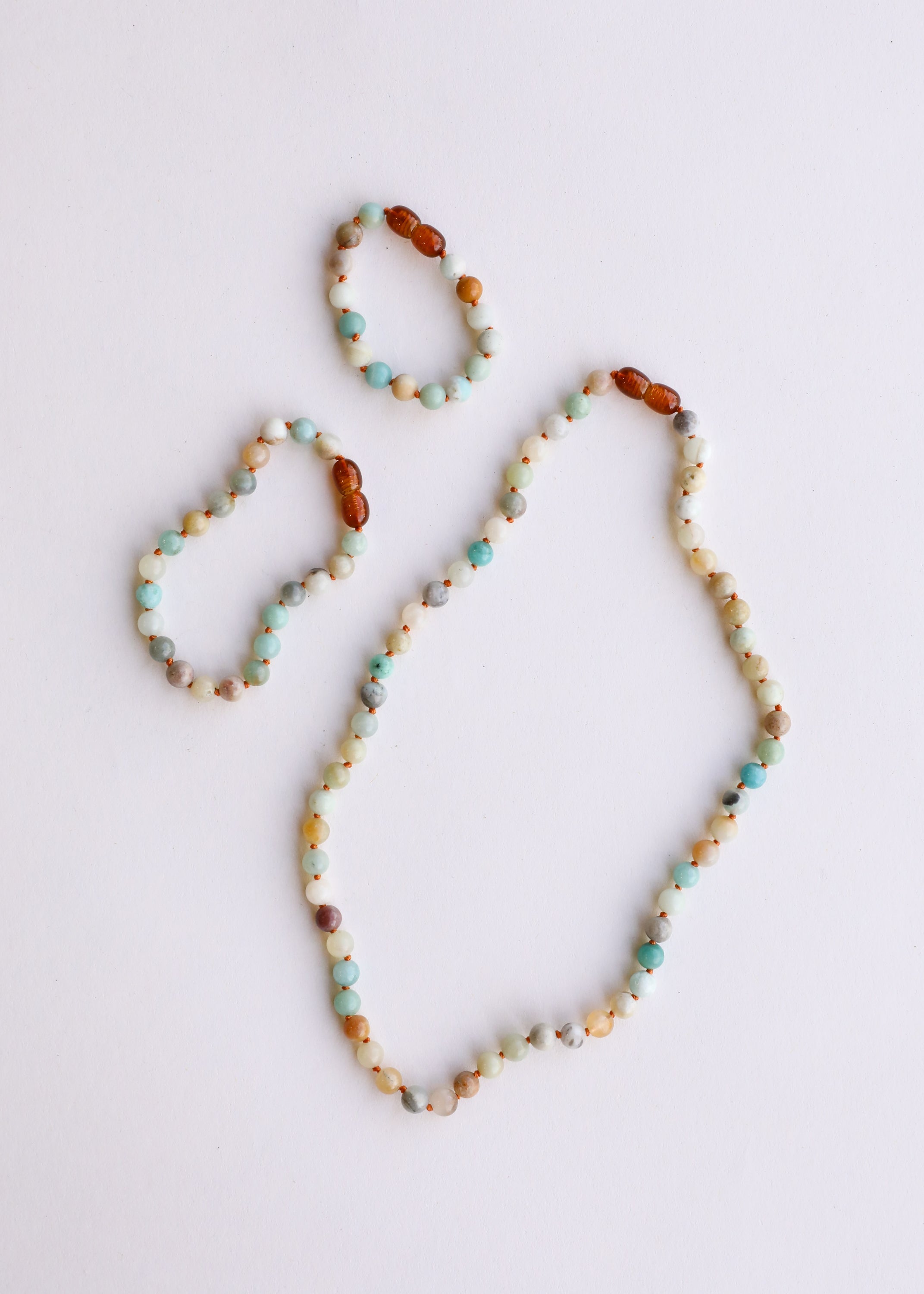 Natural Amazonite Gemstone || Beaded Necklace by CanyonLeaf