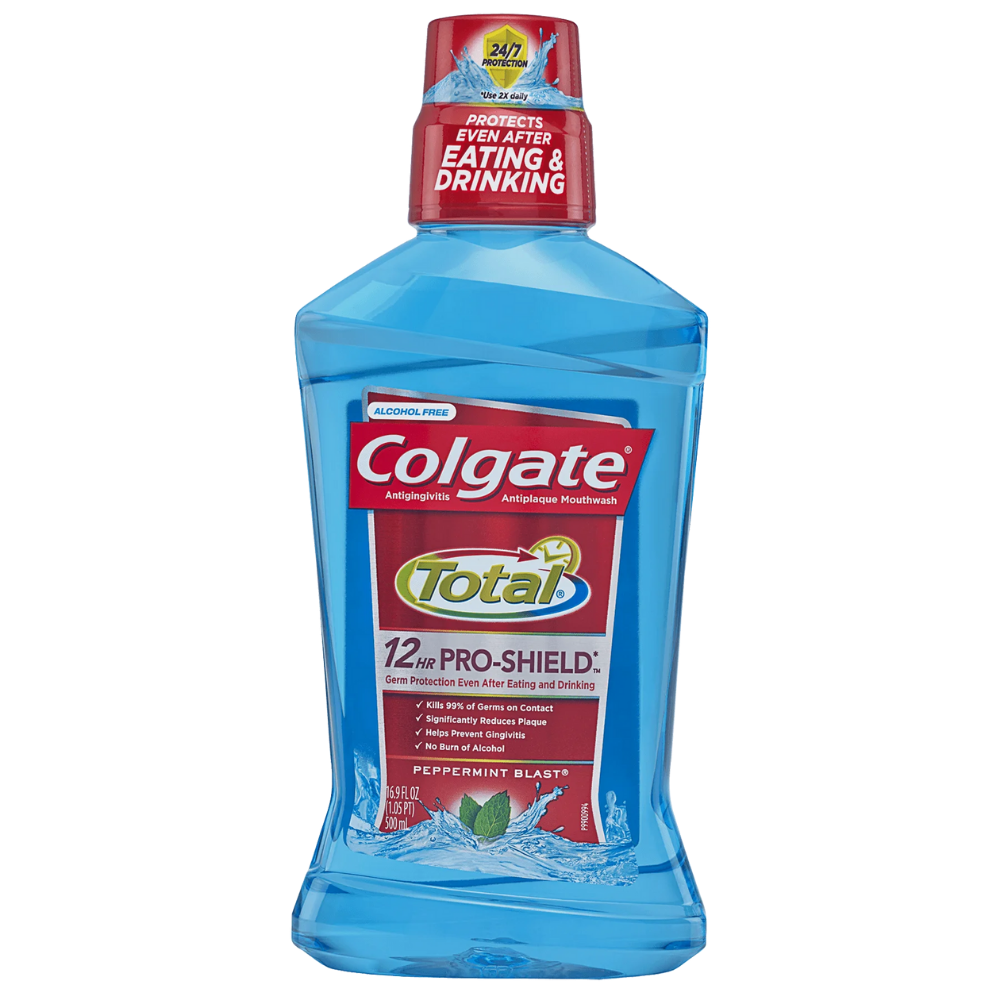 Colgate Total Pro-Shield Alcohol Free Mouthwash (16.9oz) by Farmacias Savia