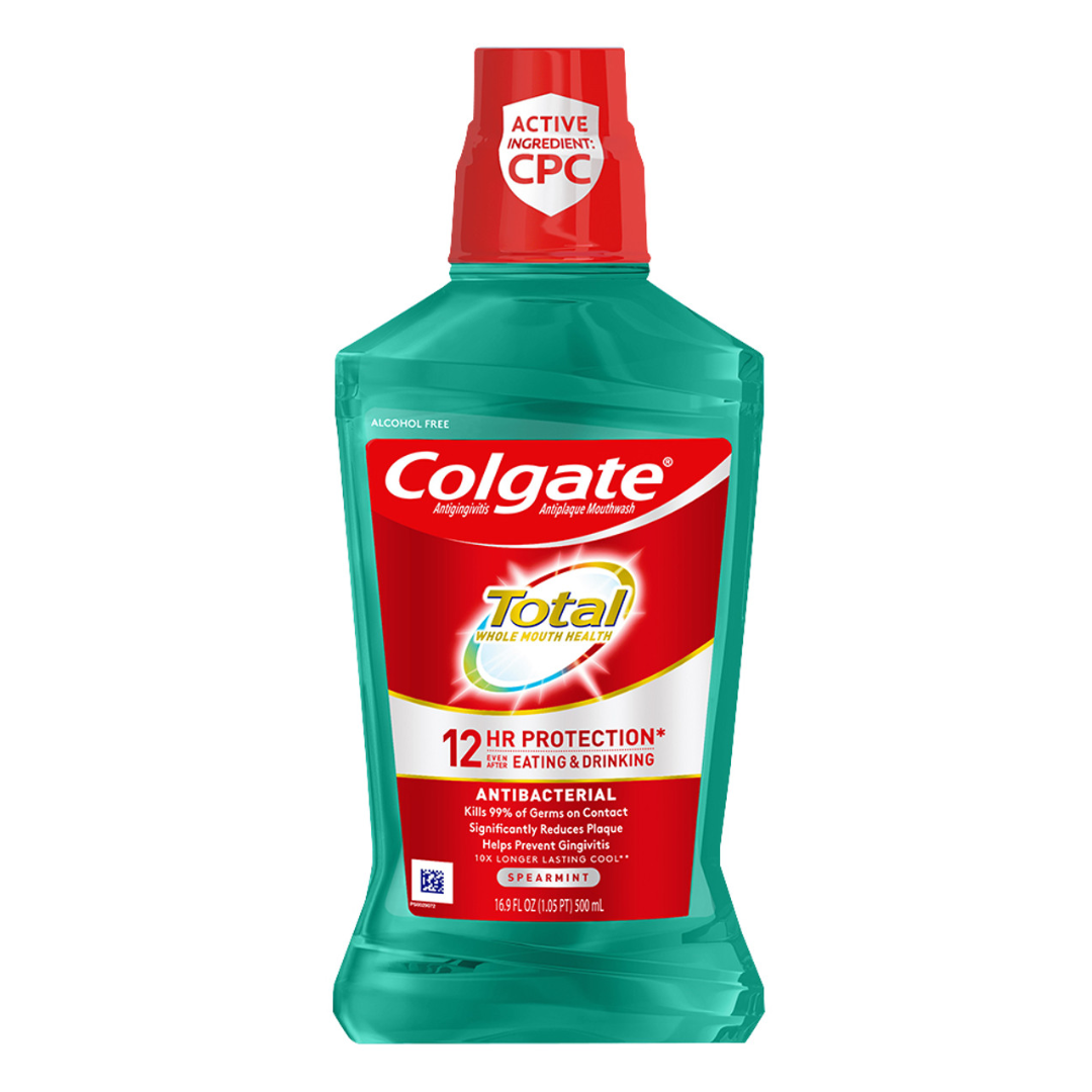 COLGATE Total Spearmint Mouthwash 16.9oz by Farmacias Savia
