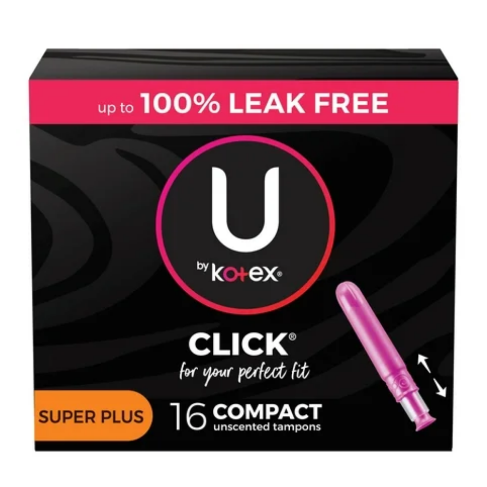 U by Kotex Click Compact Tampons Super Plus (16 ct) by Farmacias Savia