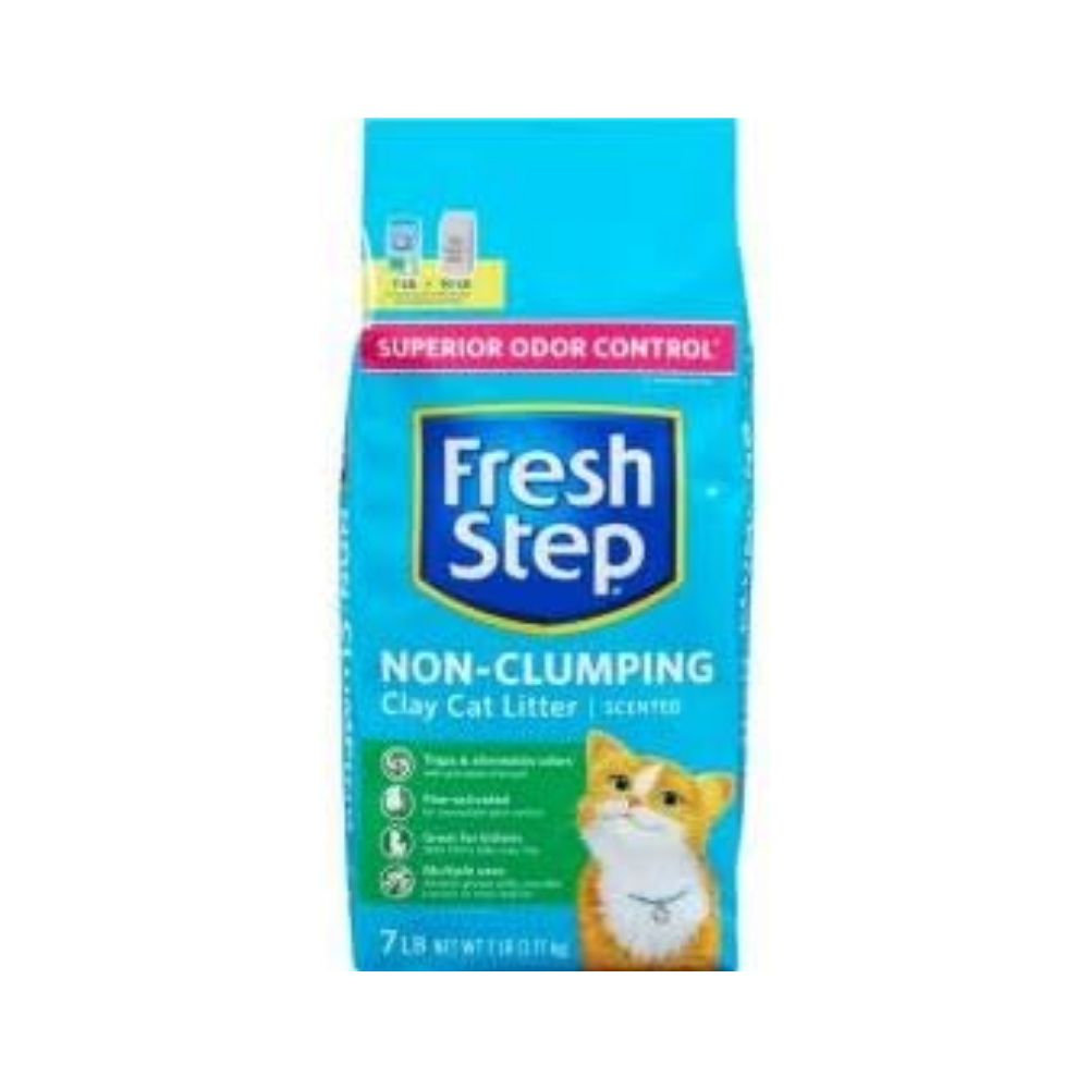 Fresh Step Non-Clumping Clay Cat Litter (7lbs) by Farmacias Savia