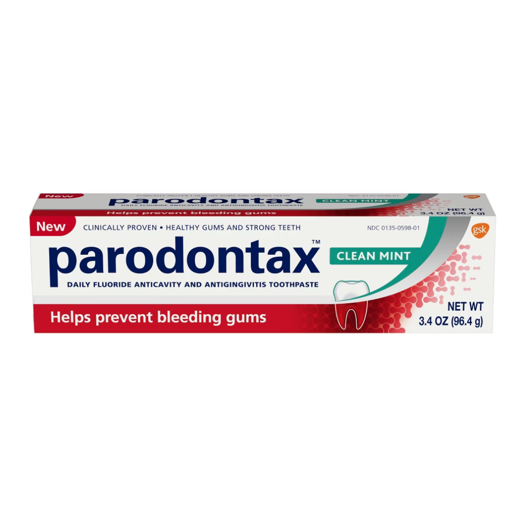 PARODONTAX Clean Mint Toothpaste 3.4 oz by Farmacias Savia