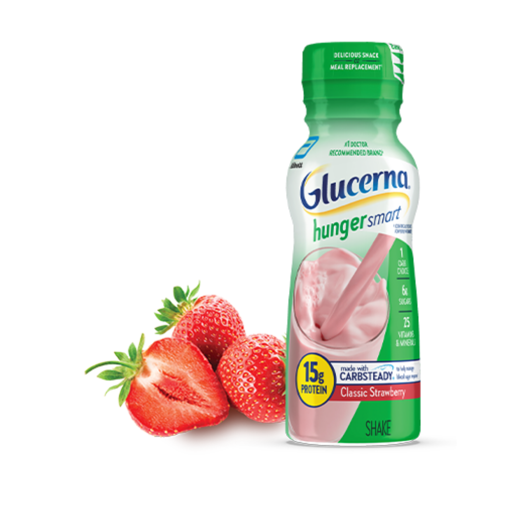 Glucerna Hunger Smart Shake Strawberry (6 ct) by Farmacias Savia