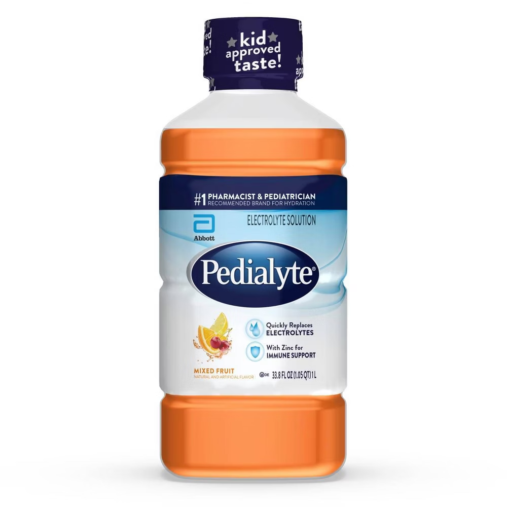 Pedialyte Electrolyte Solution Mixed Fruits Hydration Drink (33.8 oz) by Farmacias Savia