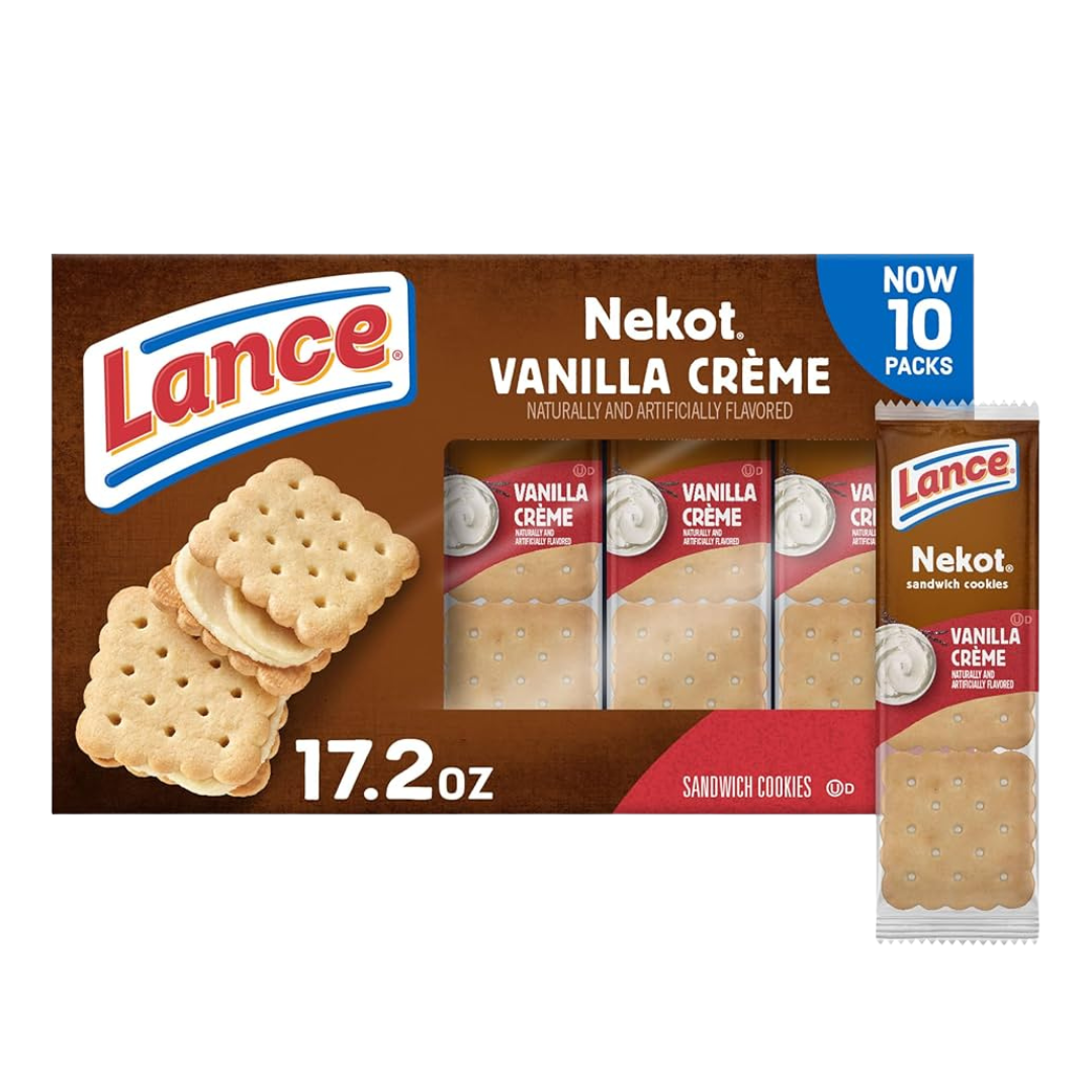 Lance Nekot Vanilla Creme Sandwich Cookies (1.7oz) by Farmacias Savia