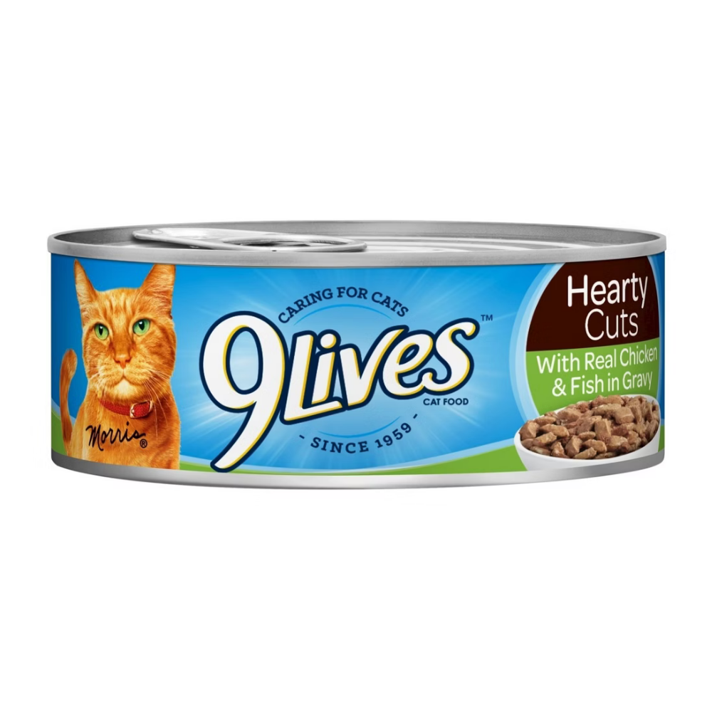 9Lives Hearty Cuts With Real Chicken & Fish in Gravy (5.5oz) by Farmacias Savia