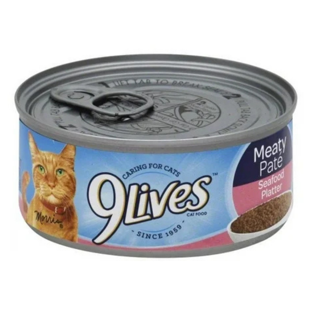 9Lives Meaty Paté Seafood Platter Wet Cat Food (5.5oz) by Farmacias Savia
