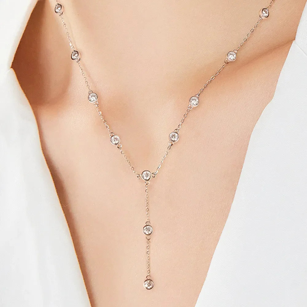 1.1 Carat Sparkala™ 925 Sterling Silver Necklace by Sparkala