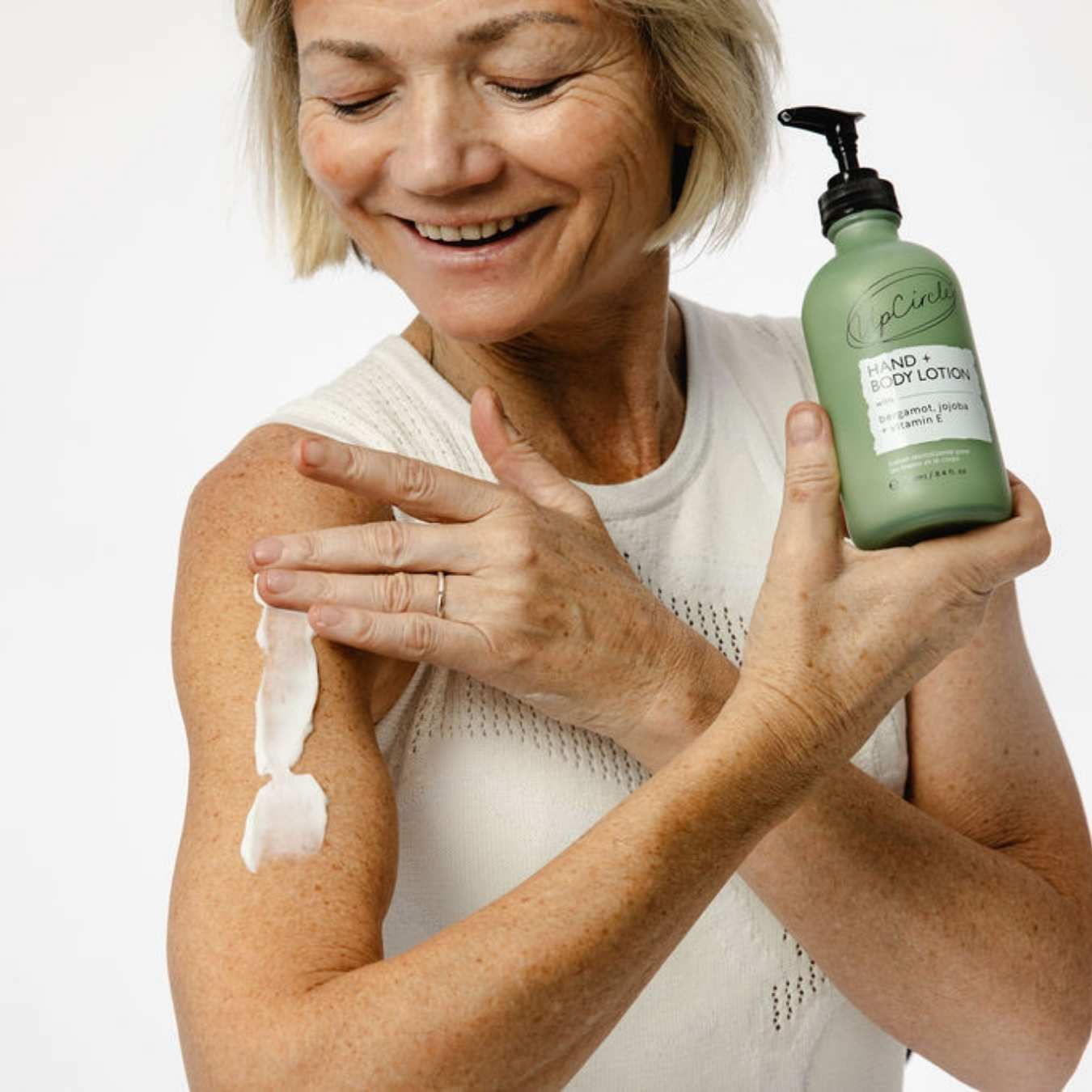 Hand + Body Lotion with Bergamot Water by UpCircle