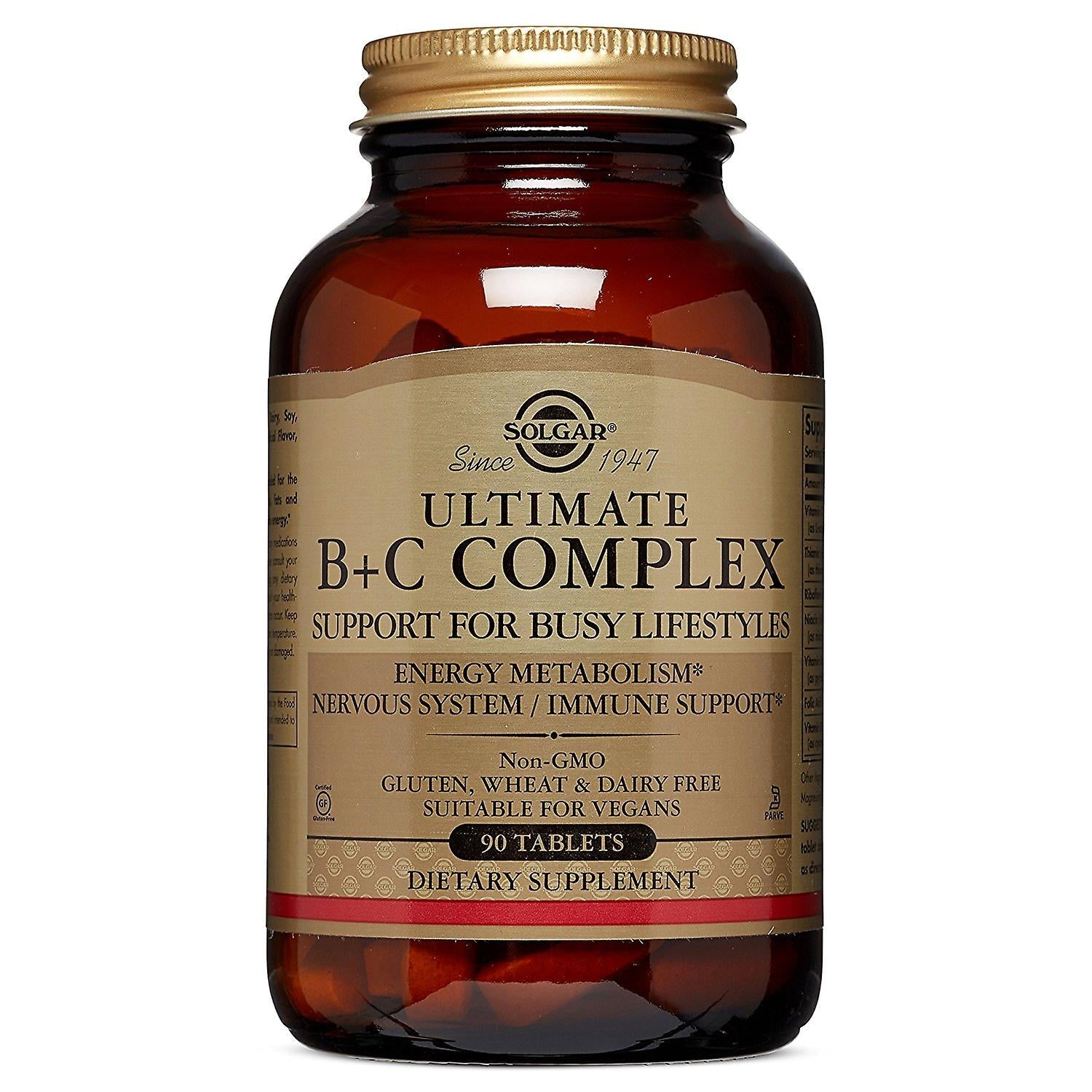 Solgar Ultimate B C Complex Stress Formula 90 Tablets by Pasteur Pharmacy