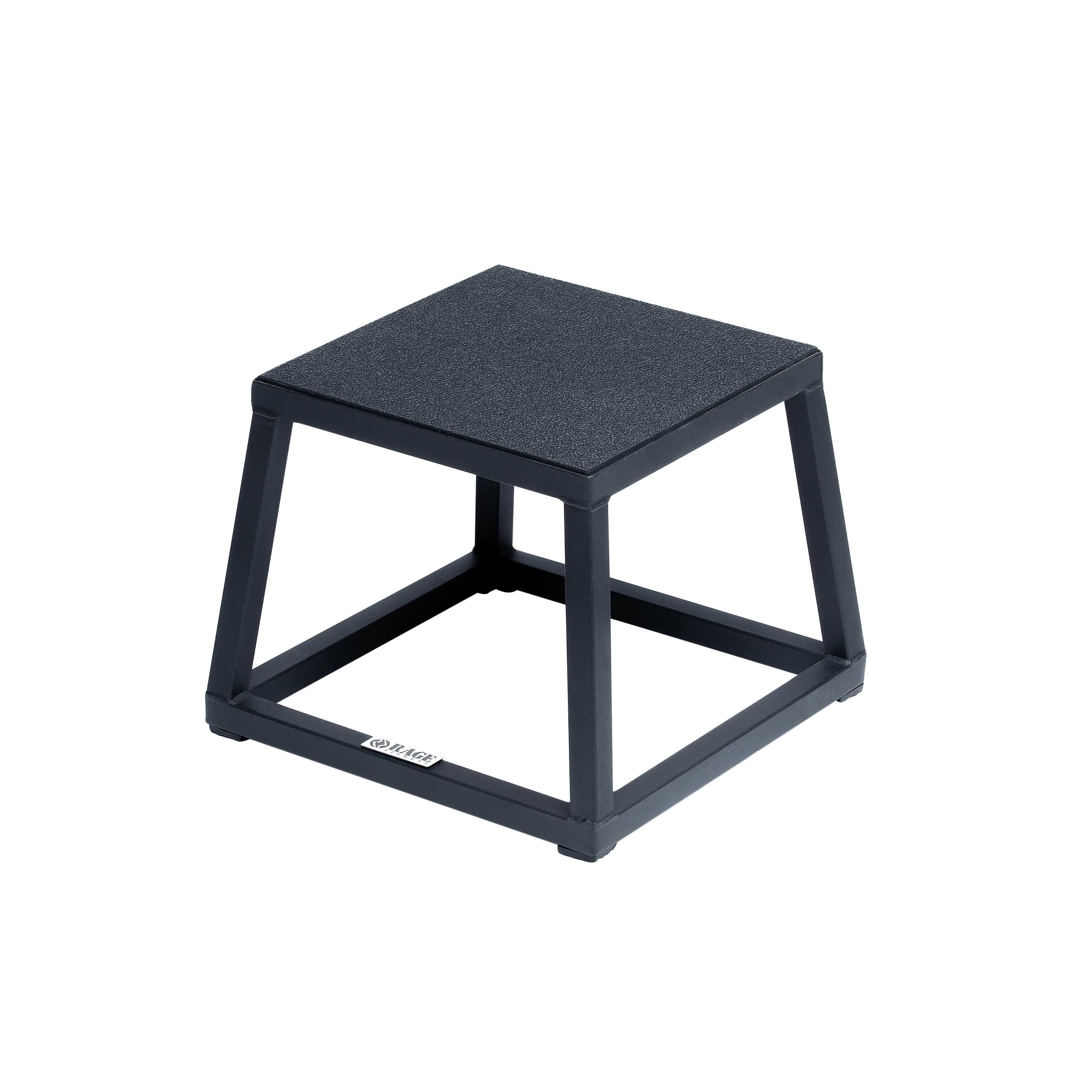 Steel Plyo Boxes – Heavy-Duty Plyometric Jump Platforms with Anti-Slip Rubber Top – Available in 12", 18", and 24" Heights – Stackable, Stable, Built for Strength and Conditioning by Rage Fitness