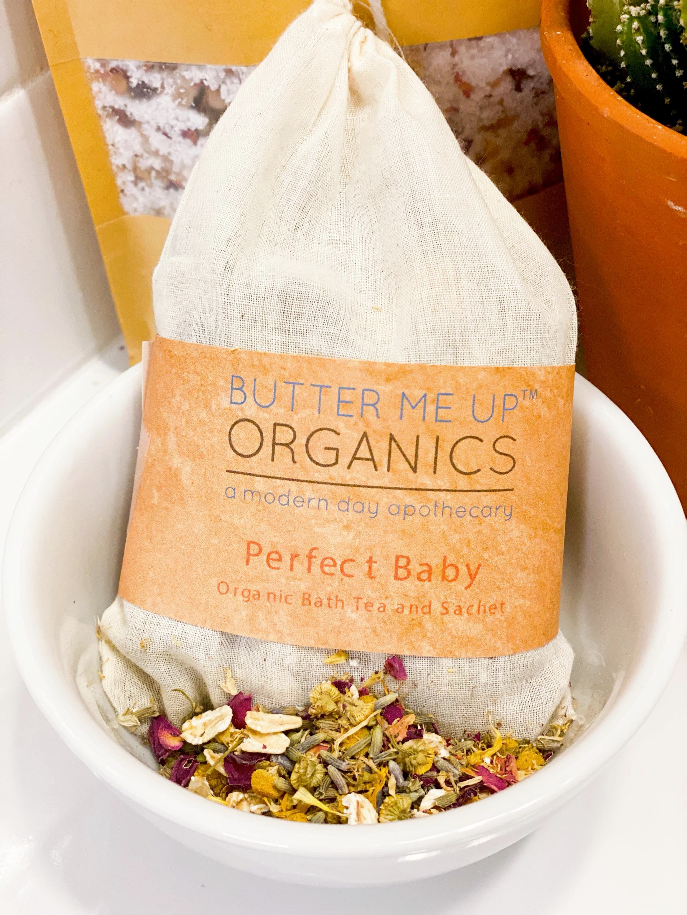 Perfect Baby Organic Bath Tea / Sachet by Butter Me Up Organics