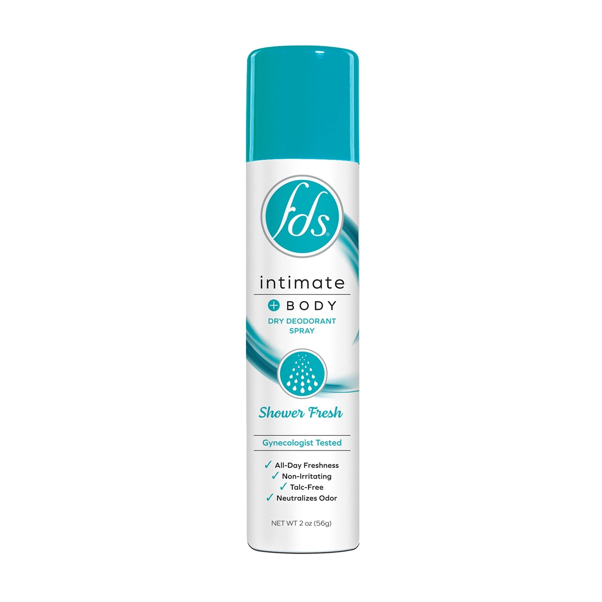 FDS Feminine Shower Fresh Deodorant Spray - 2 Oz by Pasteur Pharmacy