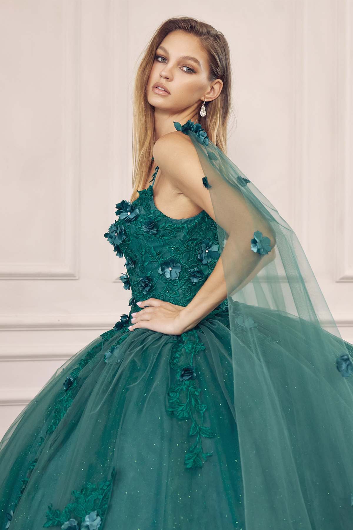 Juliet 1436 A-Line Ball Quinceanera Poofy Gown by DiscountDressShop
