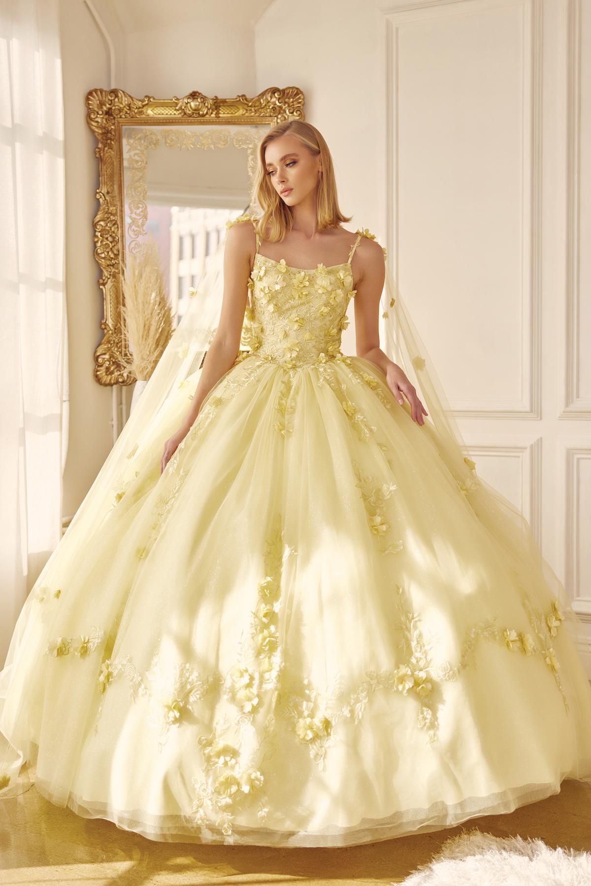 Juliet 1436 A-Line Ball Quinceanera Poofy Gown by DiscountDressShop