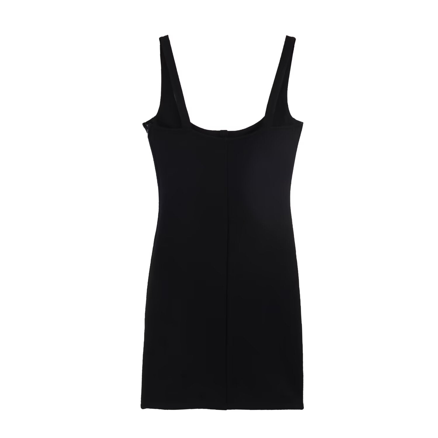Women Clothing Solid Color Strap Short Dress by Ragazza