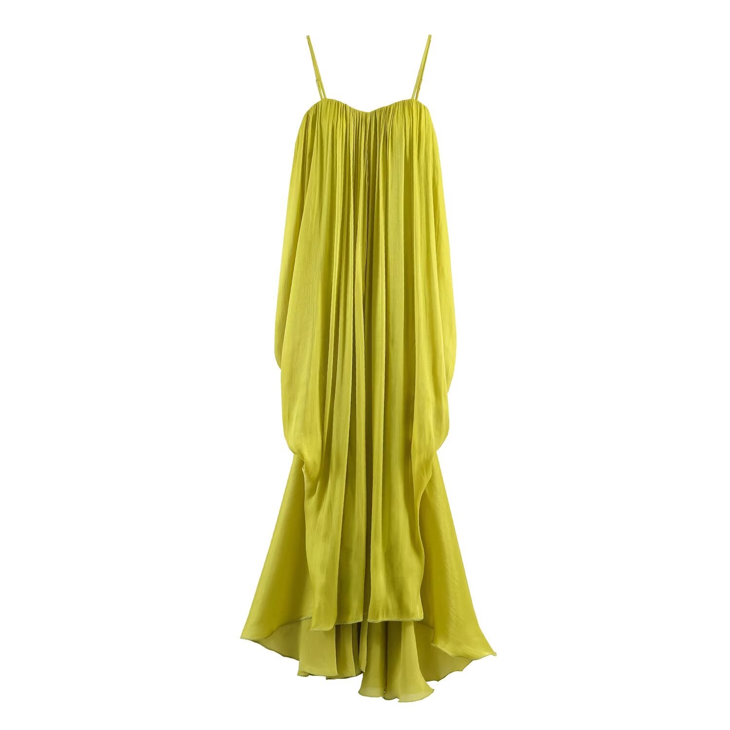 Summer Sexy Elegant Pleated Backless Strap Maxi Dress Party Dress by Ragazza