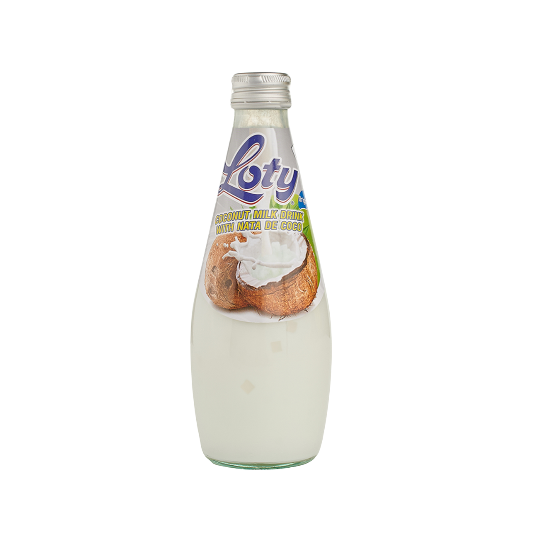 Loty Coconut Milk Drink with Nata de Coco Original (9.8oz) by Farmacias Savia