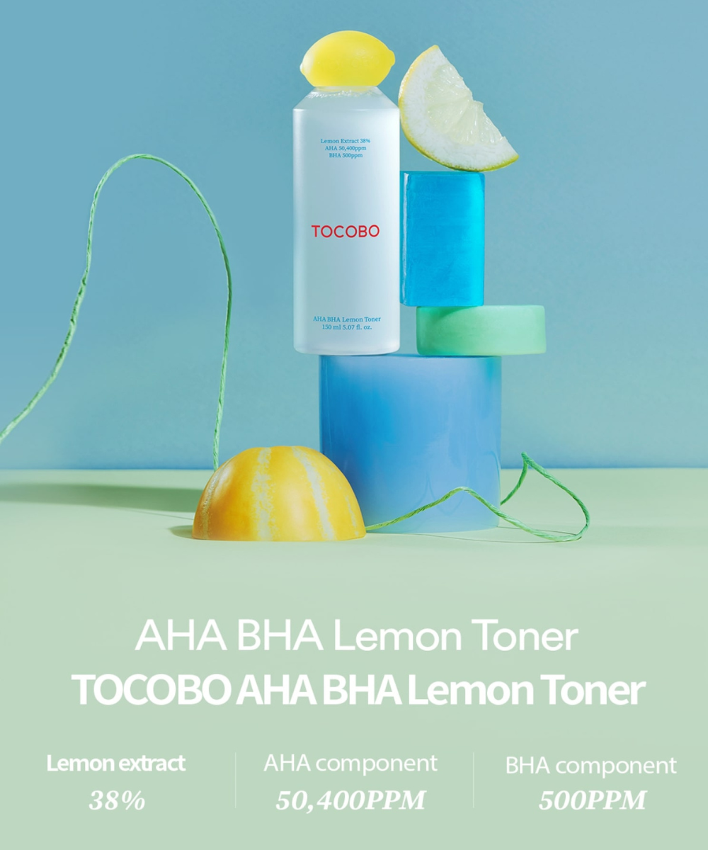 TOCOBO AHA BHA Lemon Facial Toner by AsiaBeautyMall