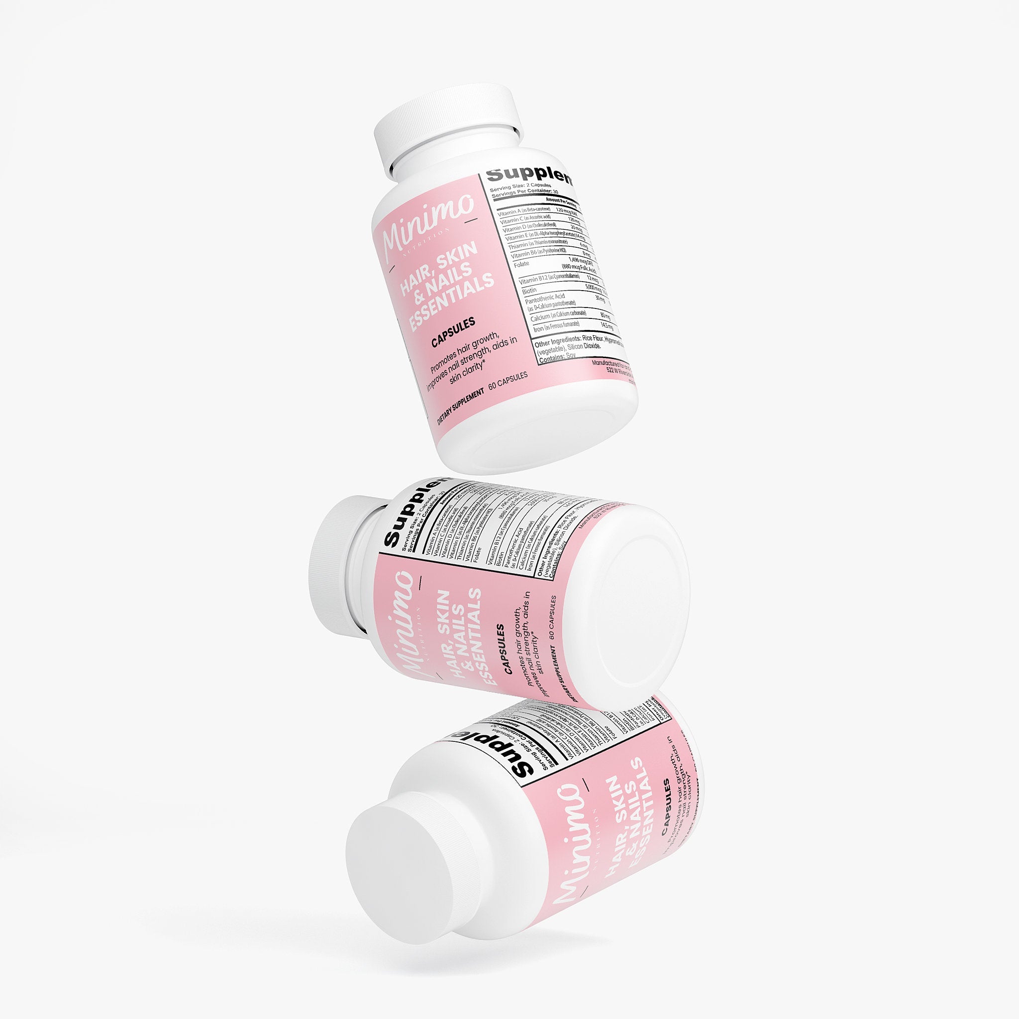Hair, Skin and Nails Essentials, 60 ct. by Minimo Nutrition