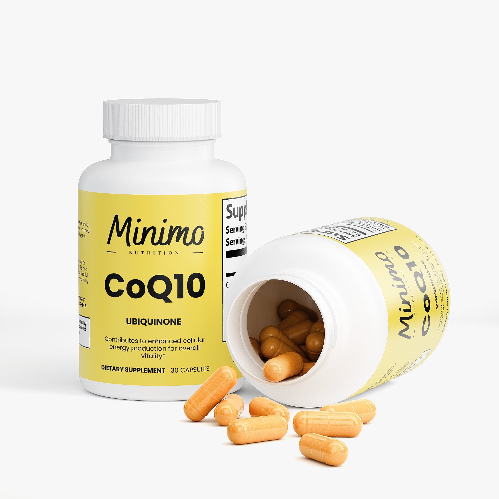CoQ10 Ubiquinone, 30 ct. by Minimo Nutrition