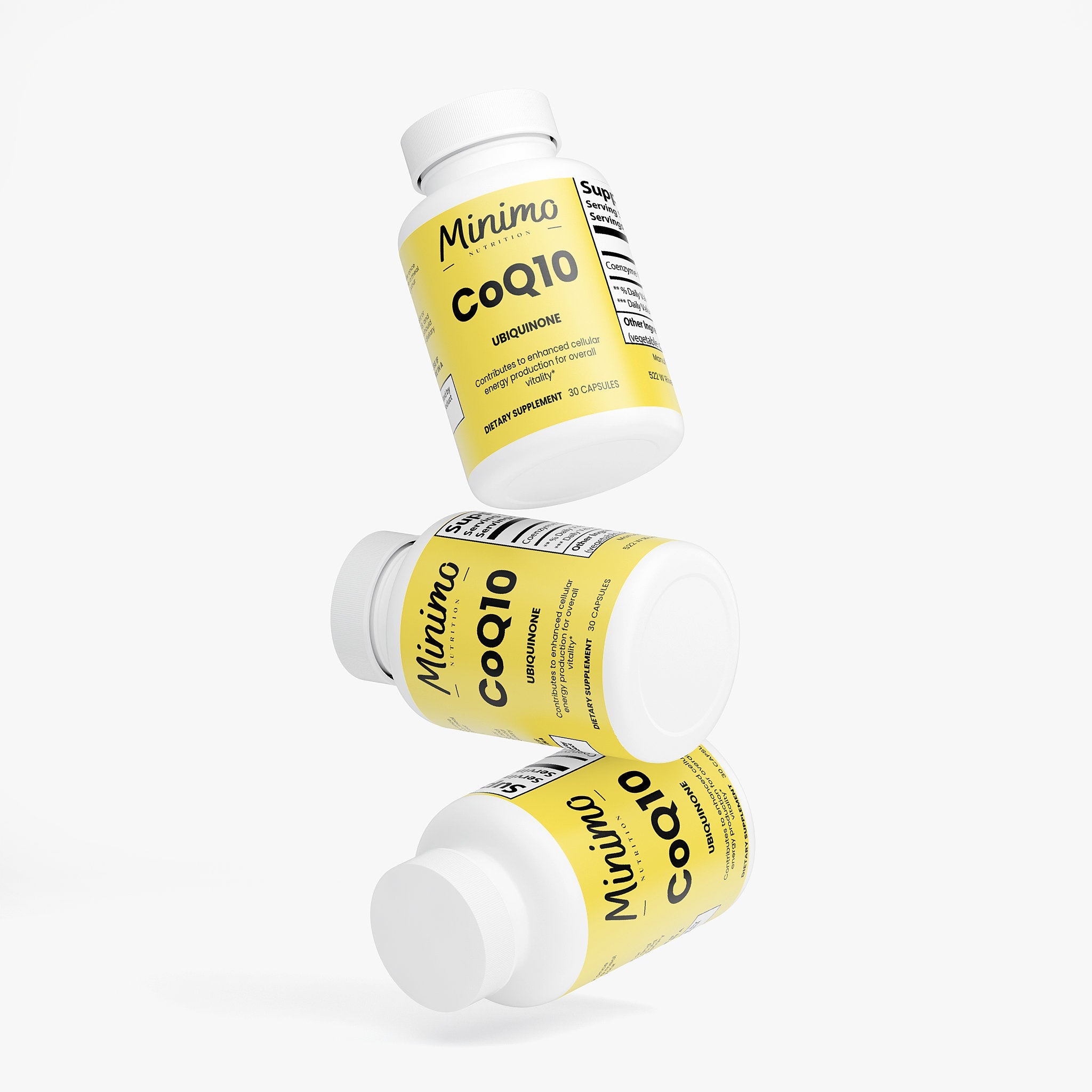 CoQ10 Ubiquinone, 30 ct. by Minimo Nutrition