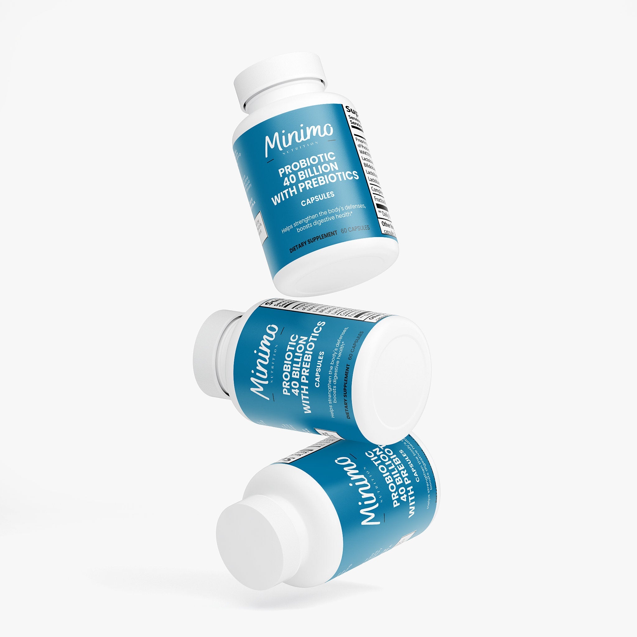 Probiotic 40 Billion with Prebiotics, 60 ct. by Minimo Nutrition