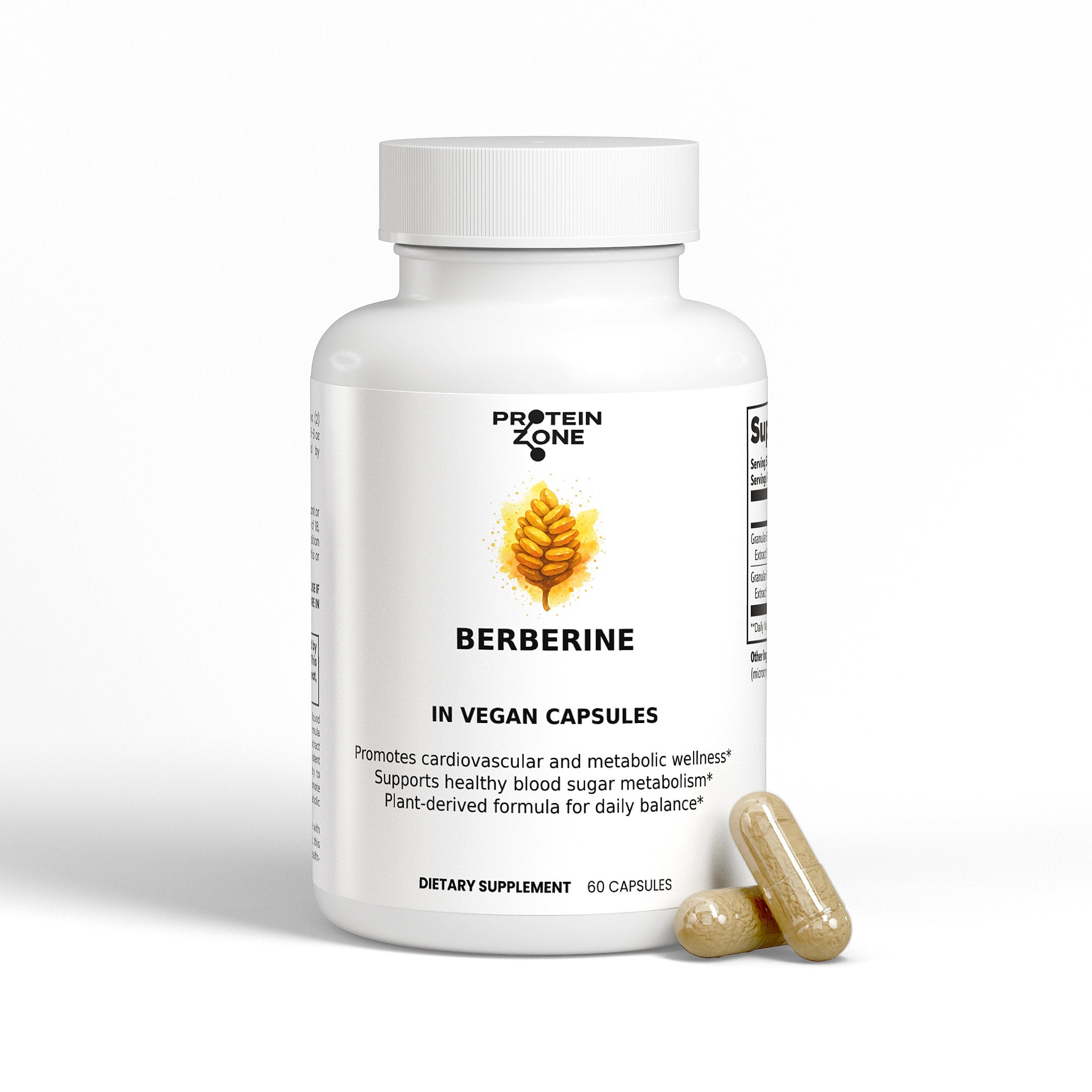 Berberine HCl Complex | Metabolic & Blood Sugar Support by Protein Zone