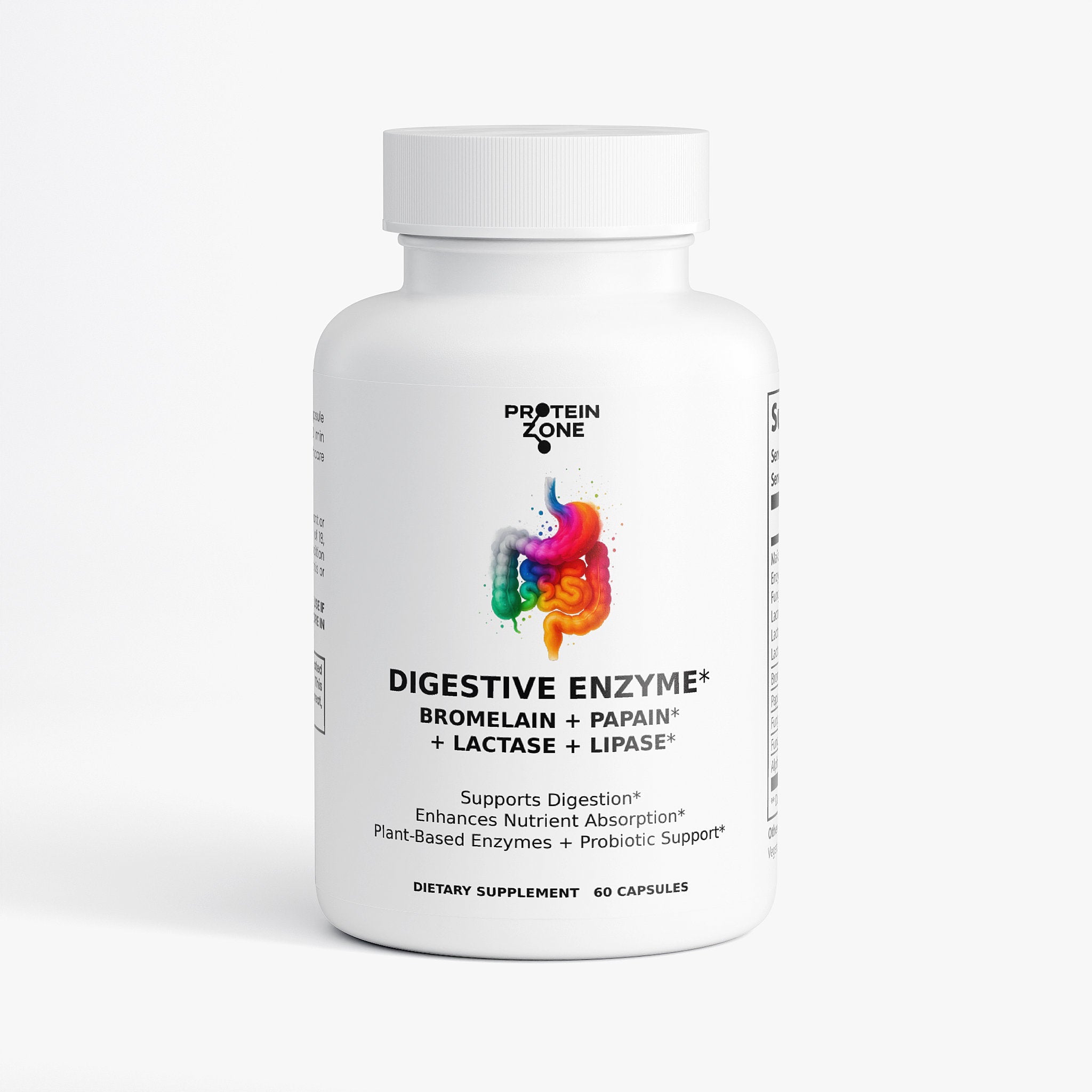 Digestive Enzyme Pro Blend | Broad Spectrum Support for Bloating by Protein Zone