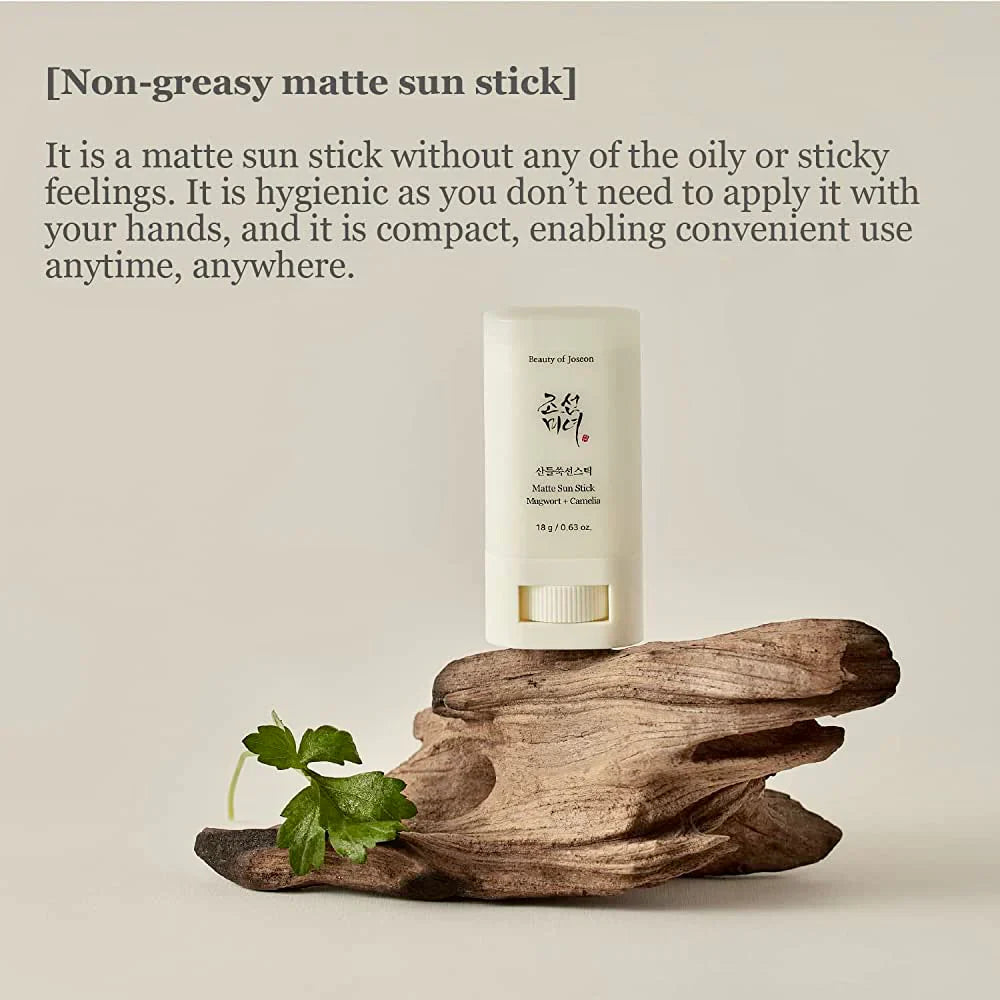 Matte Sunstick Mugwort + Camelia SPF 50+ PA++++ by Korean Skin Care