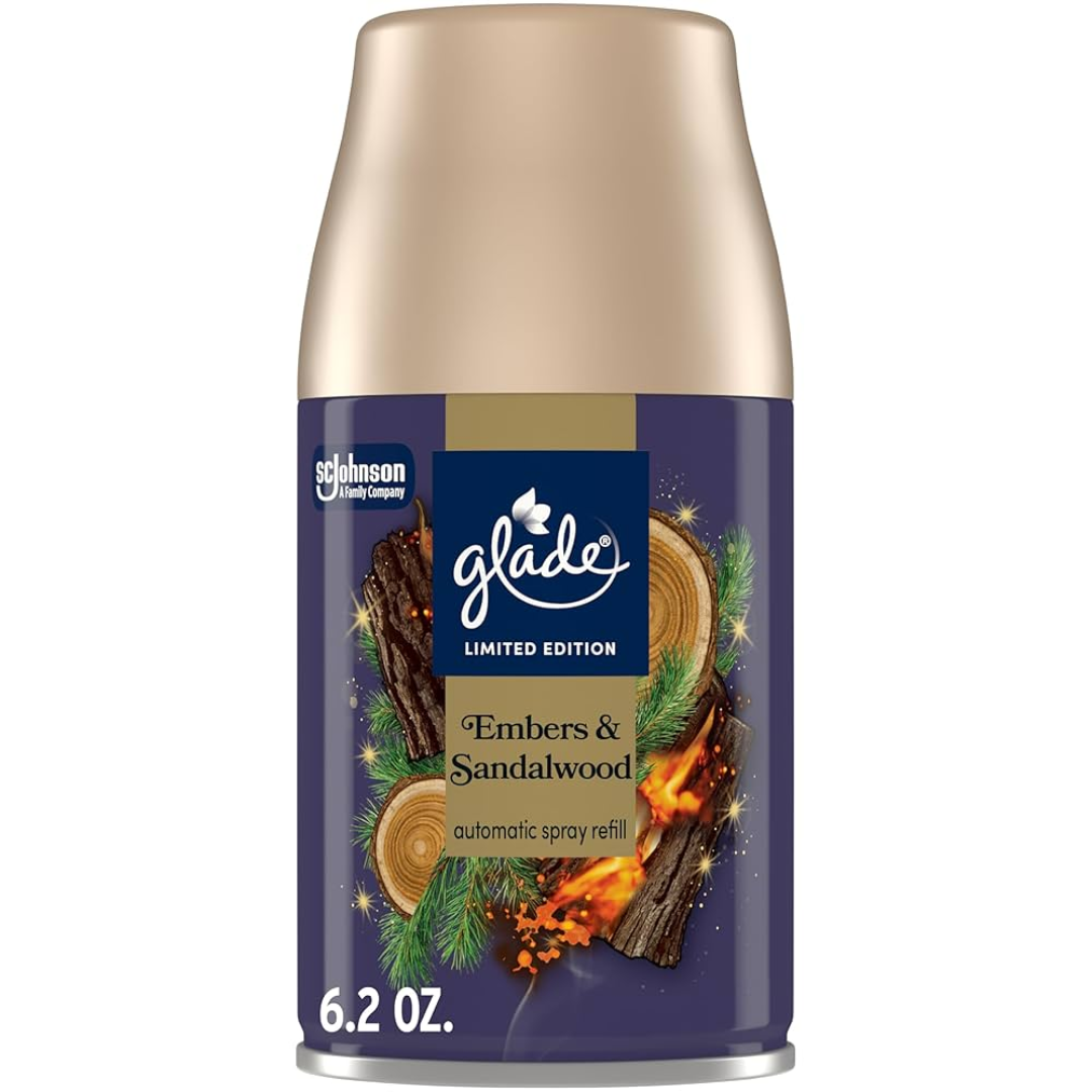 Glade Automatic Spray Embers & Sandalwood Refill (6.2oz) by Farmacias Savia