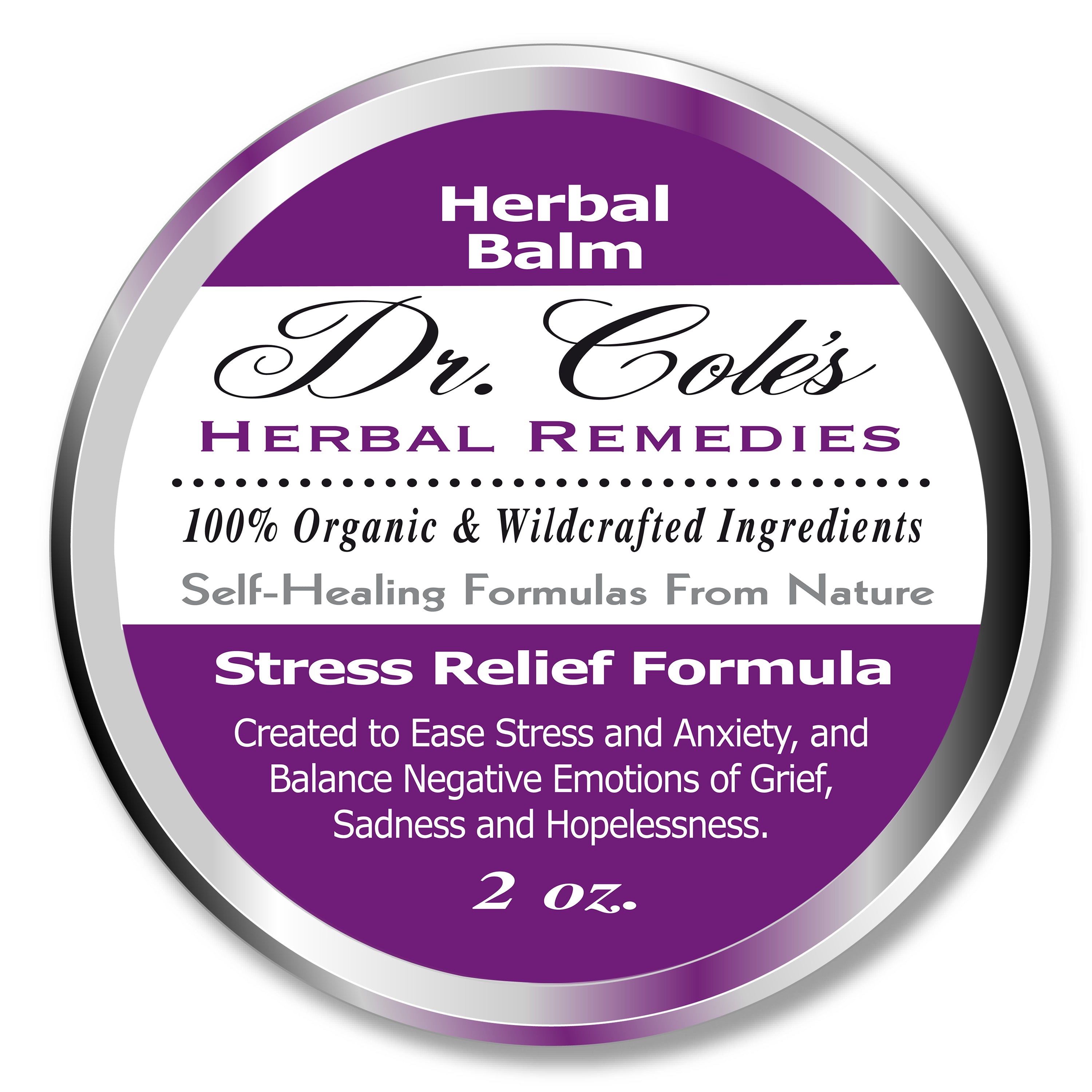 29 - Dr. Cole’s Organic Stress Relief Herbal Balm by COLEHERBALS LLC