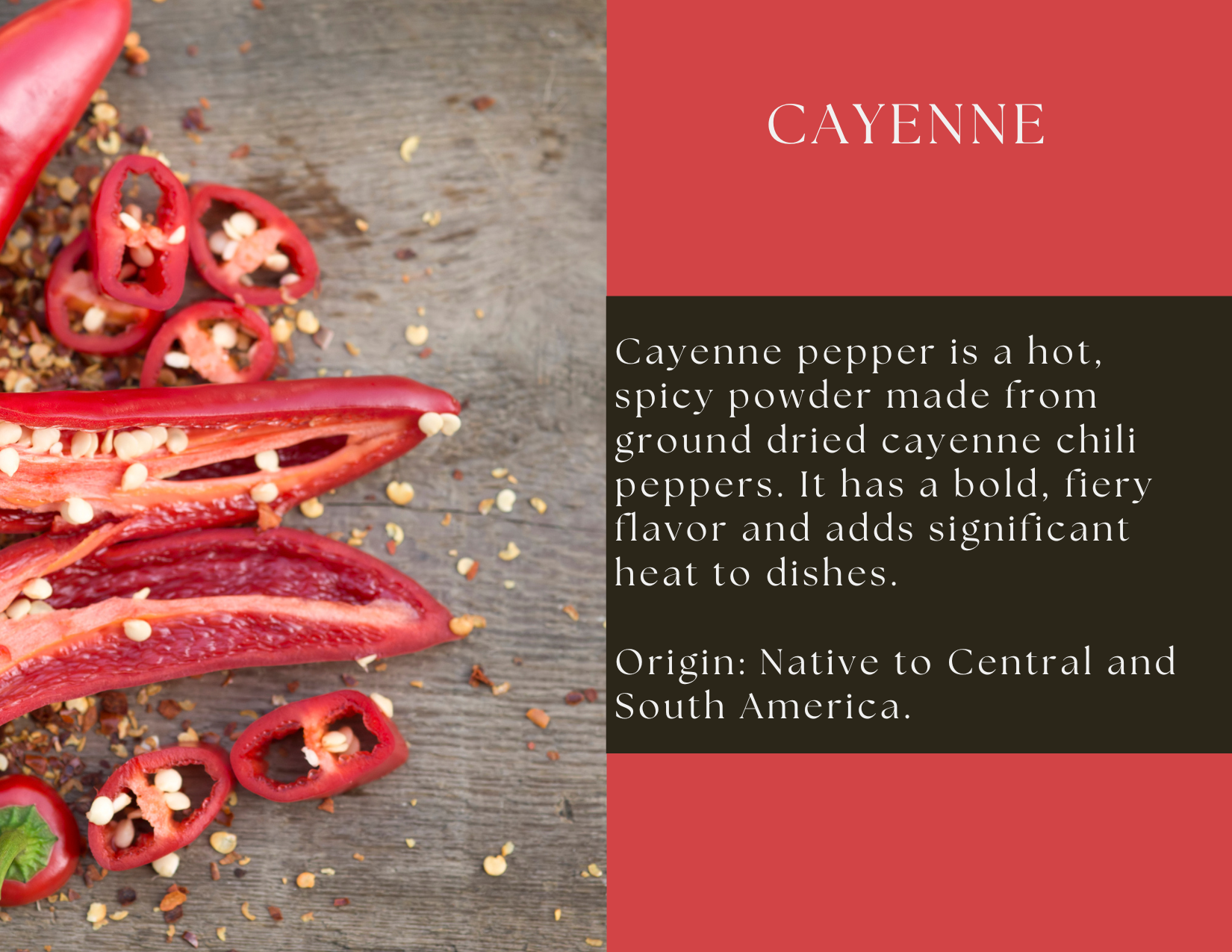 Cayenne Pepper - Glass Jar by Spice Wheel