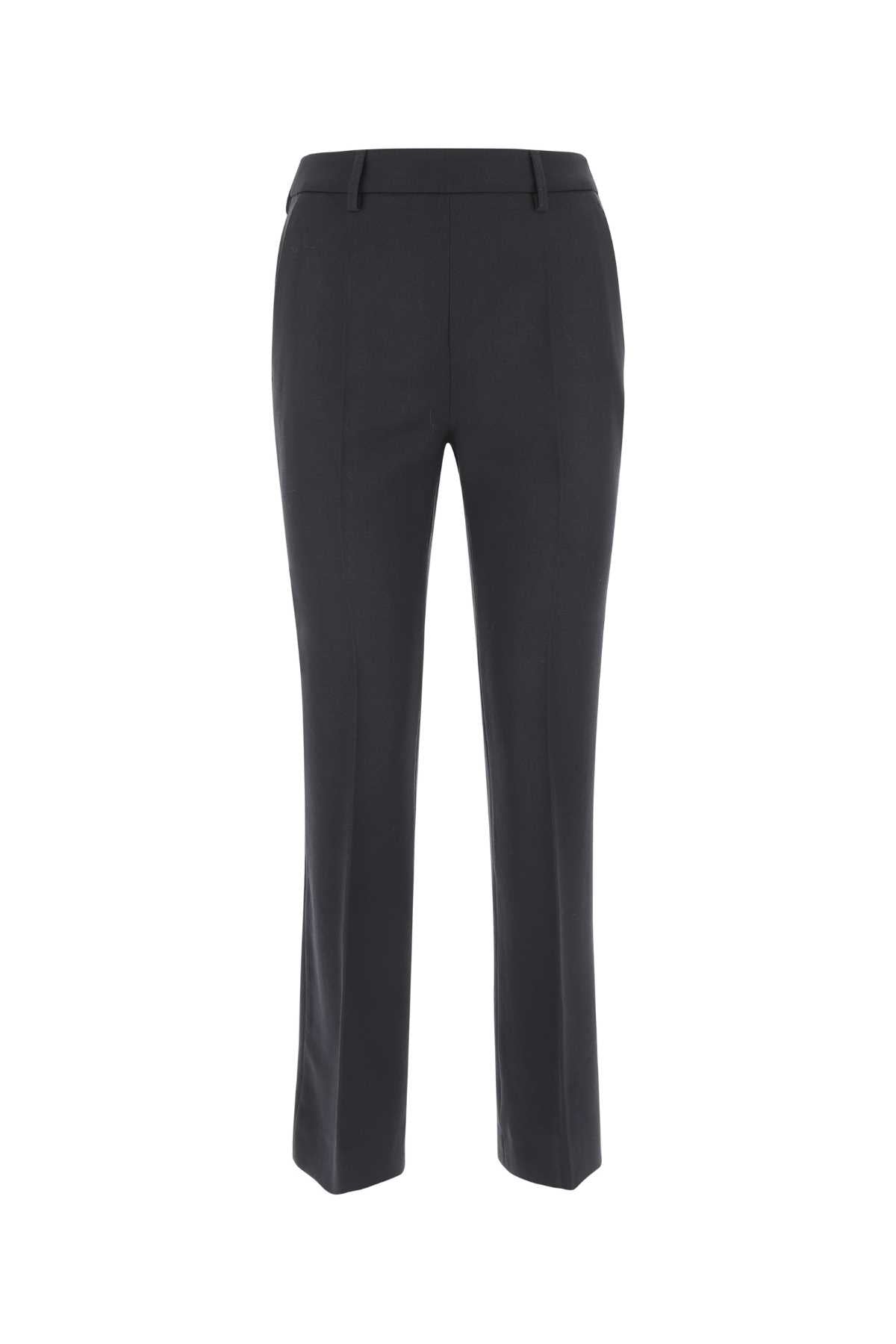 Prada Women Midnight Blue Wool Cigarette Pant by Luosophy