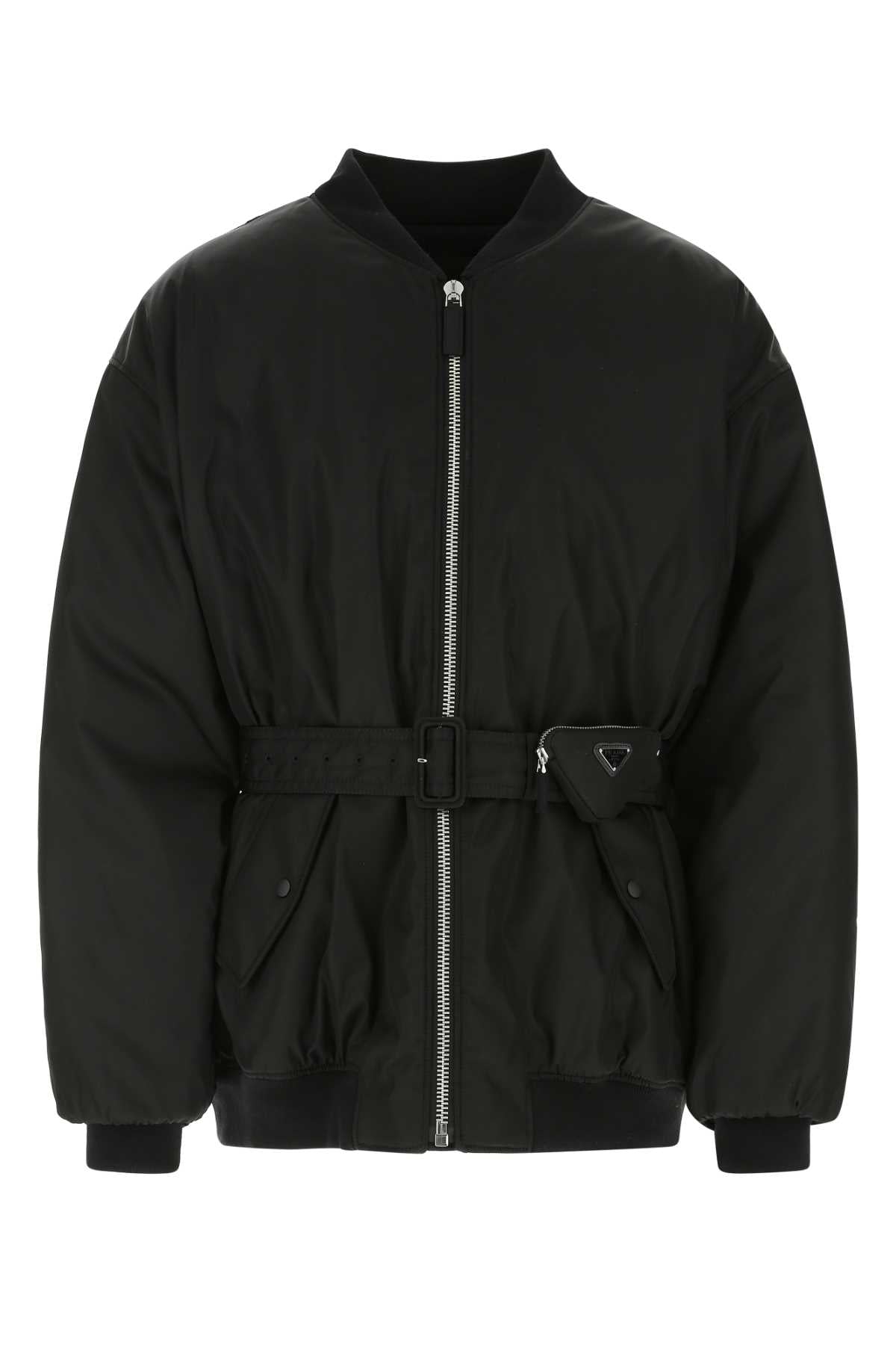 Prada Men Black Re-Nylon Padded Jacket by Luosophy