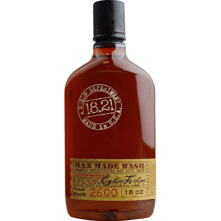 18.21 Man Made Sweet Tobacco Hair Shampoo and Body Wash for Men, 18 Oz by Pasteur Pharmacy