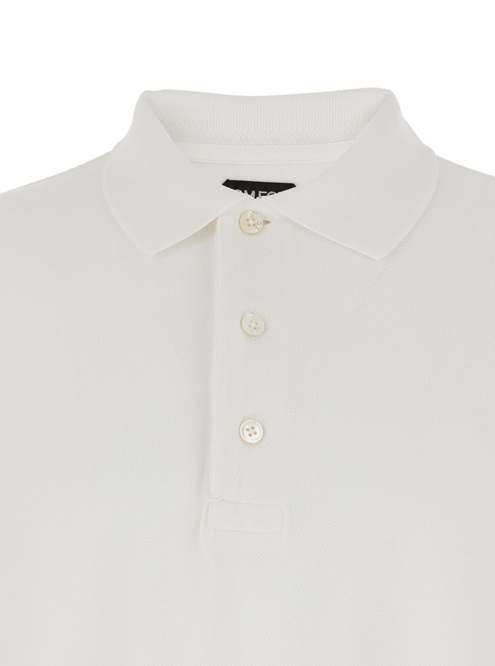 Tom Ford Men White Polo Shirt With Classic Collar In Cotton Blend Man by Luosophy