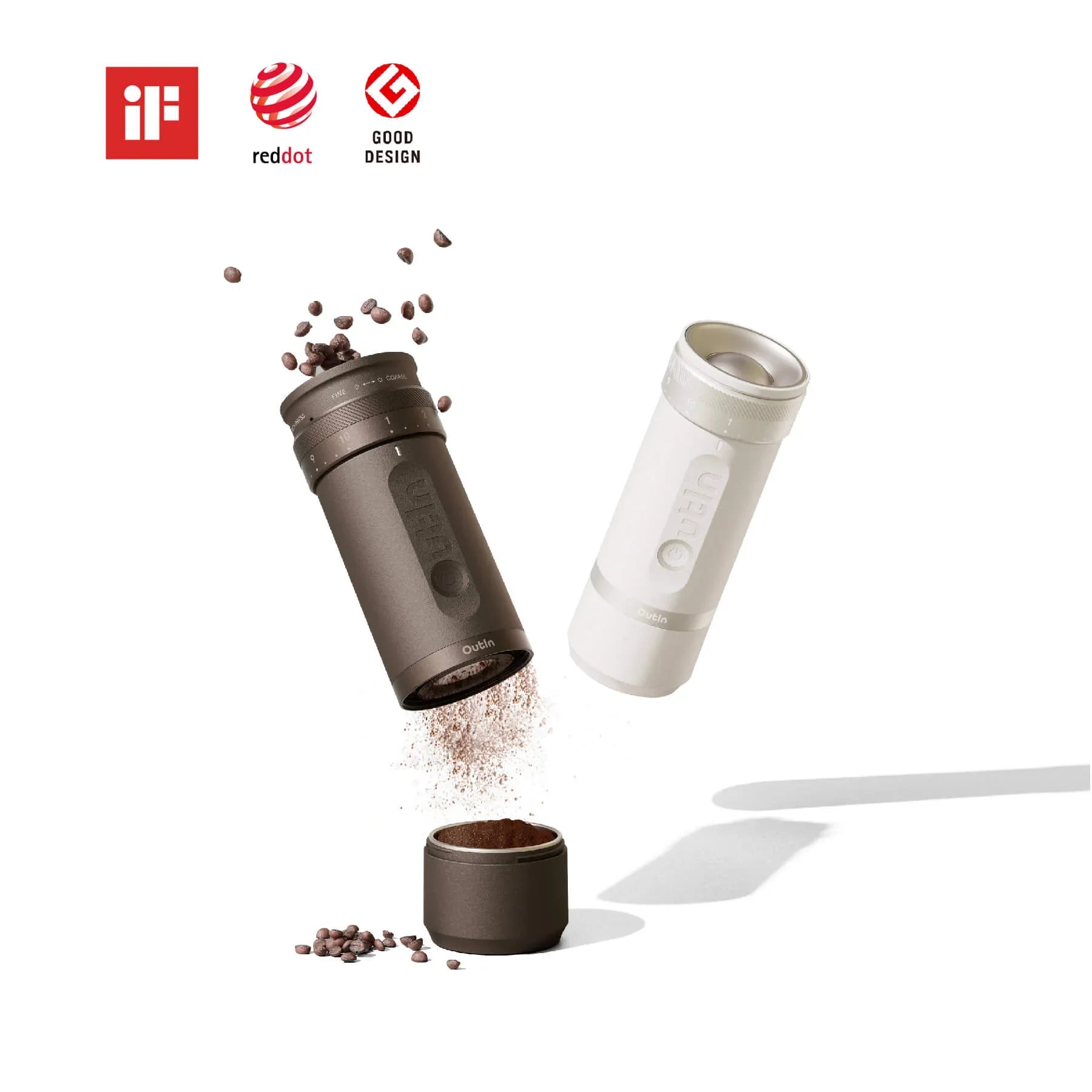OutIn Fino Portable Electric Coffee Grinder by OutIn