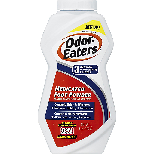 Odor-Eaters Foot Powder, Medicated 5 Oz by Pasteur Pharmacy
