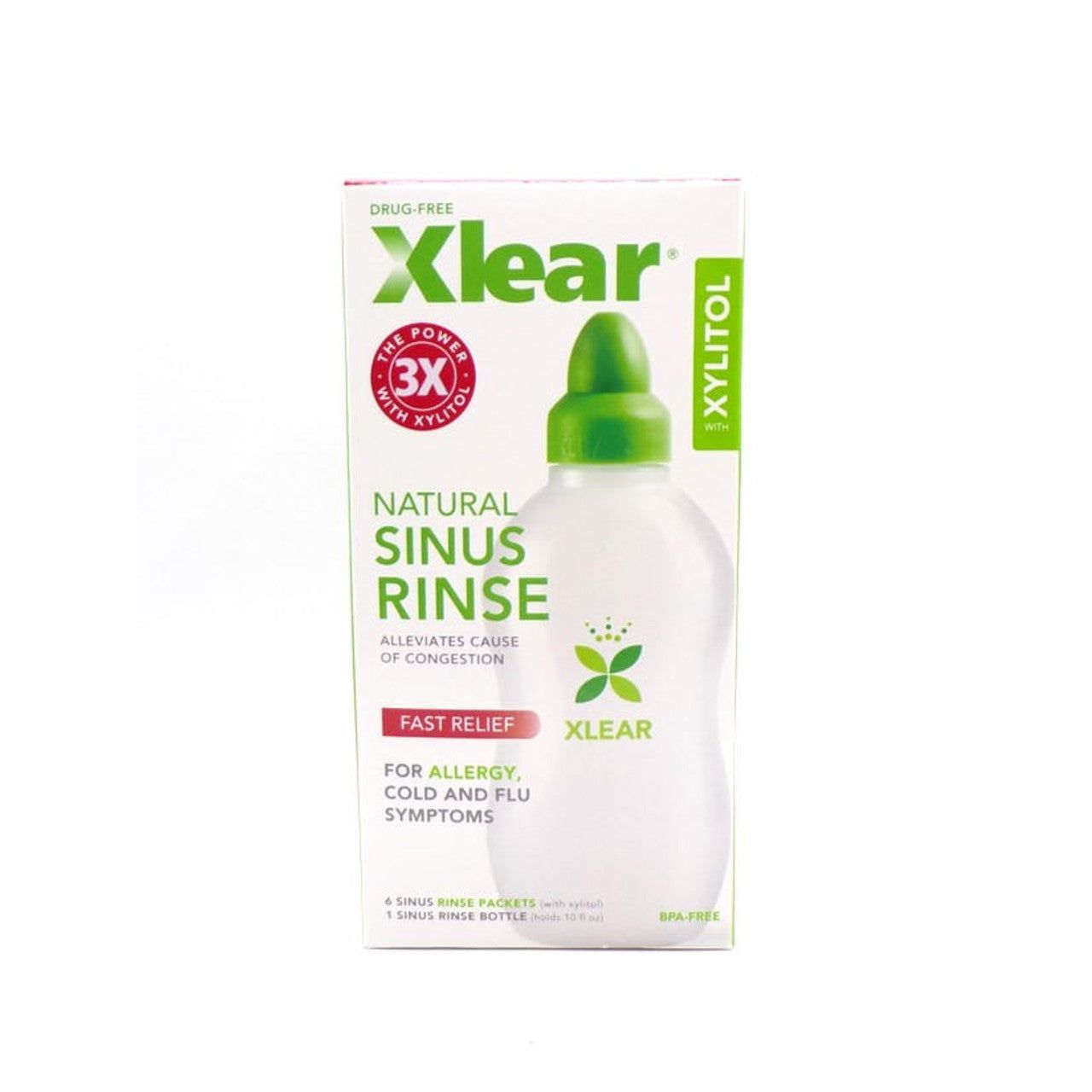 Xlear Sinus Care Rinse Kit with Xylitol – Natural Relief & Congestion Support by Pasteur Pharmacy