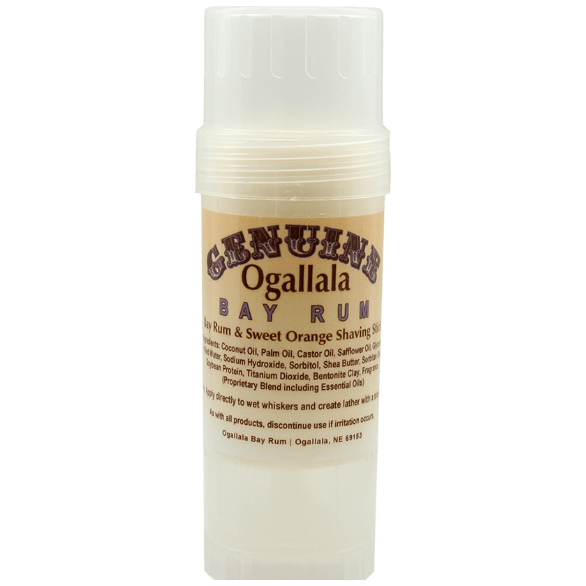 Ogallala Bay Rum, Bay Rum & Sweet Orange Shaving Stick 2.5 Oz. by Pasteur Pharmacy