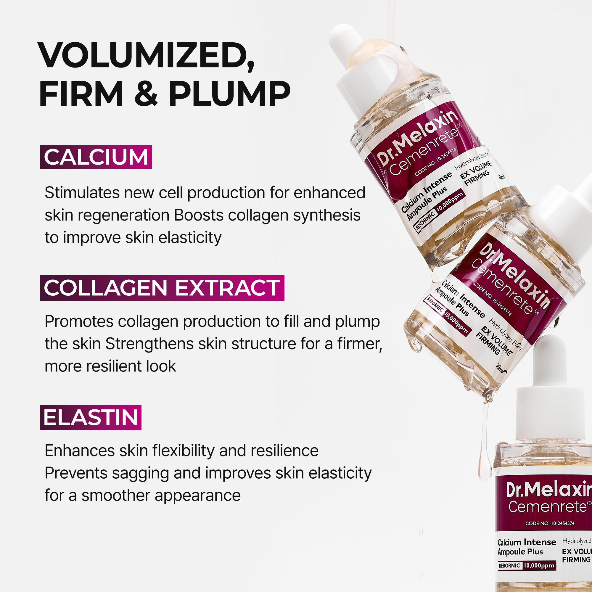 Dr. Melaxin Cemenrete Calcium Volume Ampoule Plus by AsiaBeautyMall