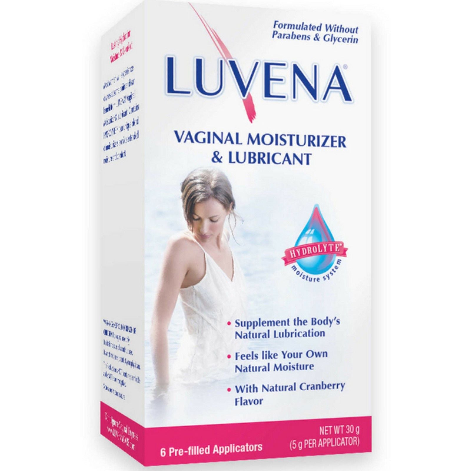 Luvena Prebiotic Vaginal Moisturizer & Lubricant Pre-Filled Applicators 6Ct by Pasteur Pharmacy