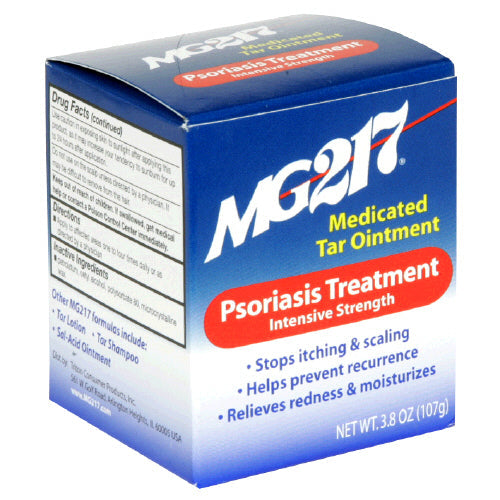 Mg217 Medicated Tar Ointment, Psoriasis Treatment, Intensive Strength, 3.8 Oz by Pasteur Pharmacy