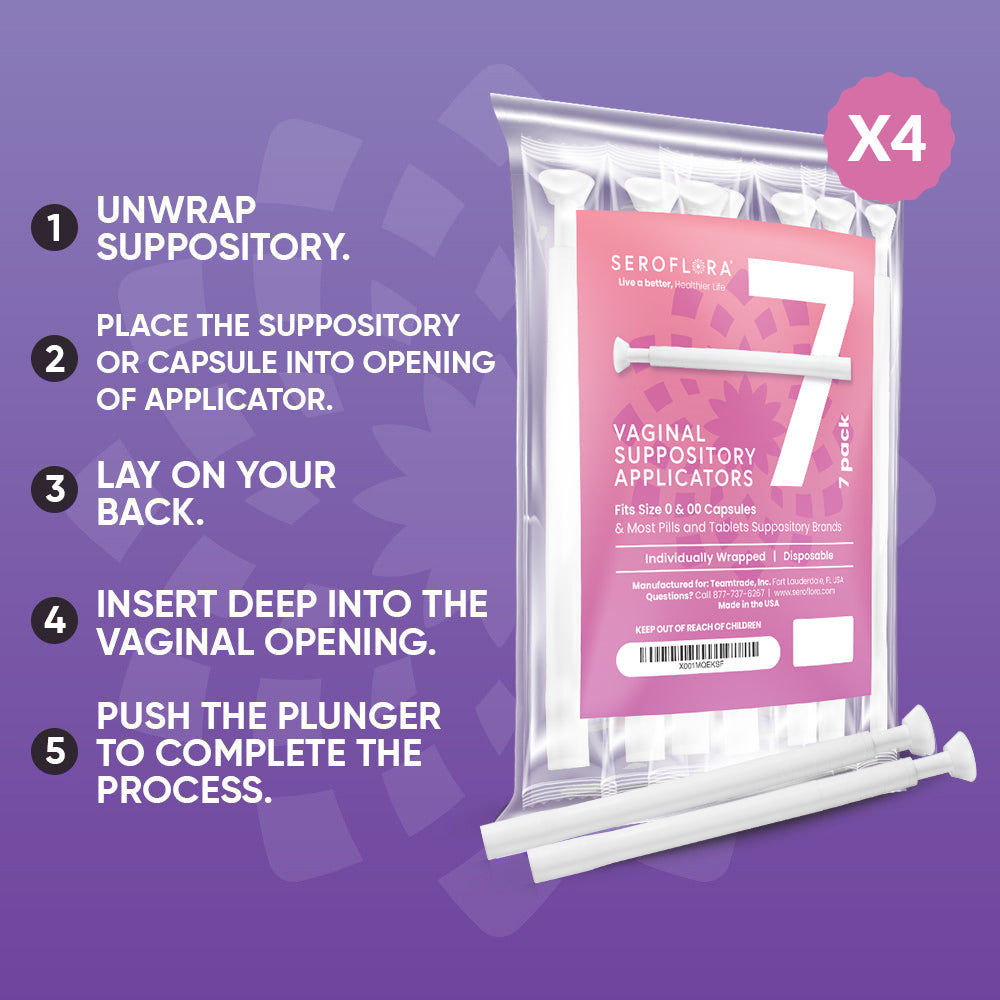 Vaginal Suppository Applicators (28ct) by Seroflora