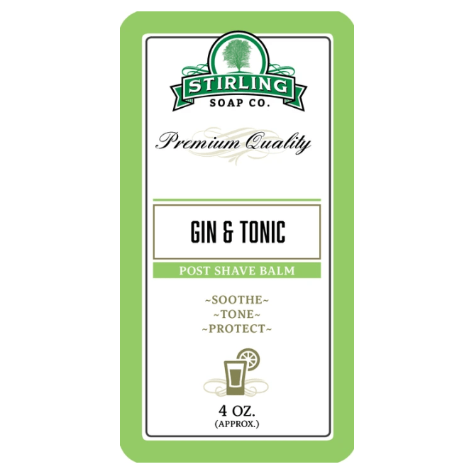 Stirling Soap Co. Gin & Tonic Shaving Collection by Pasteur Pharmacy