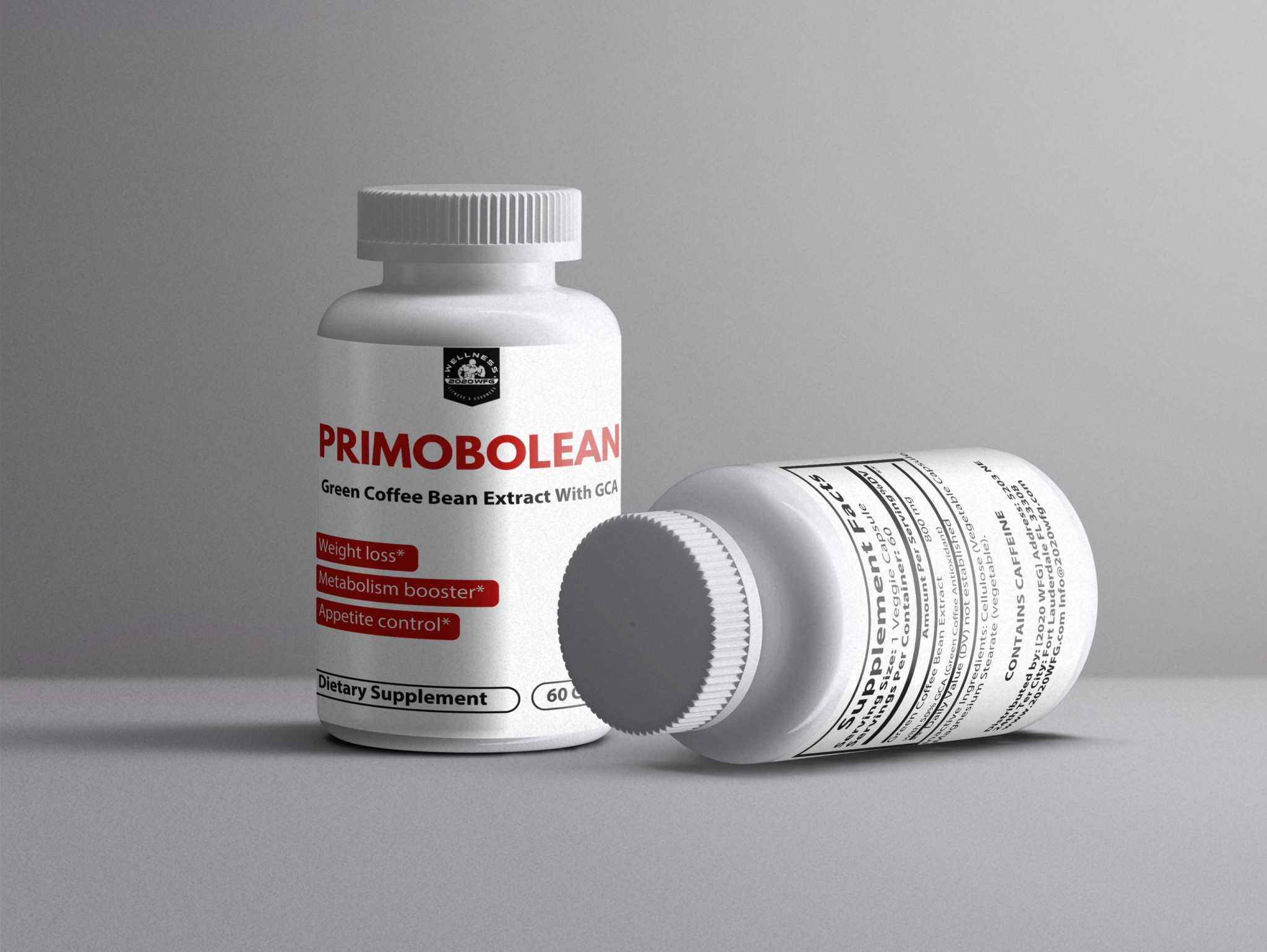 PRIMOBOLEAN: Metabolic Support | 60 Capsules – Green Coffee Bean & Natural Energy for Active Lifestyles by 2020WFG