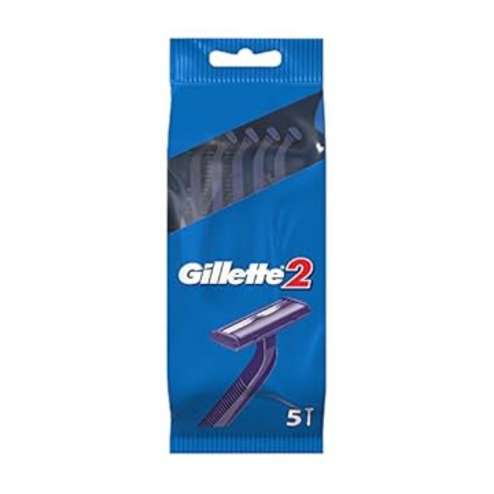 Gillette Blue 2 Disposable Razor (5 pk) by Farmacias Savia